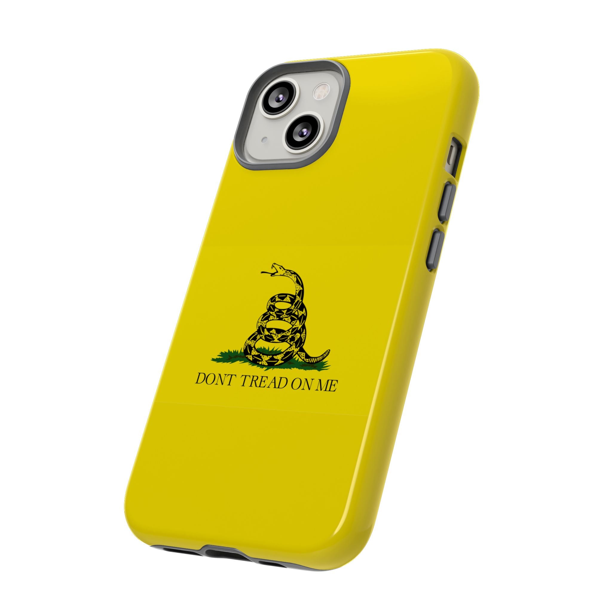 Gadsden flag "Dont Tread on Me" Tough Yellow Cases