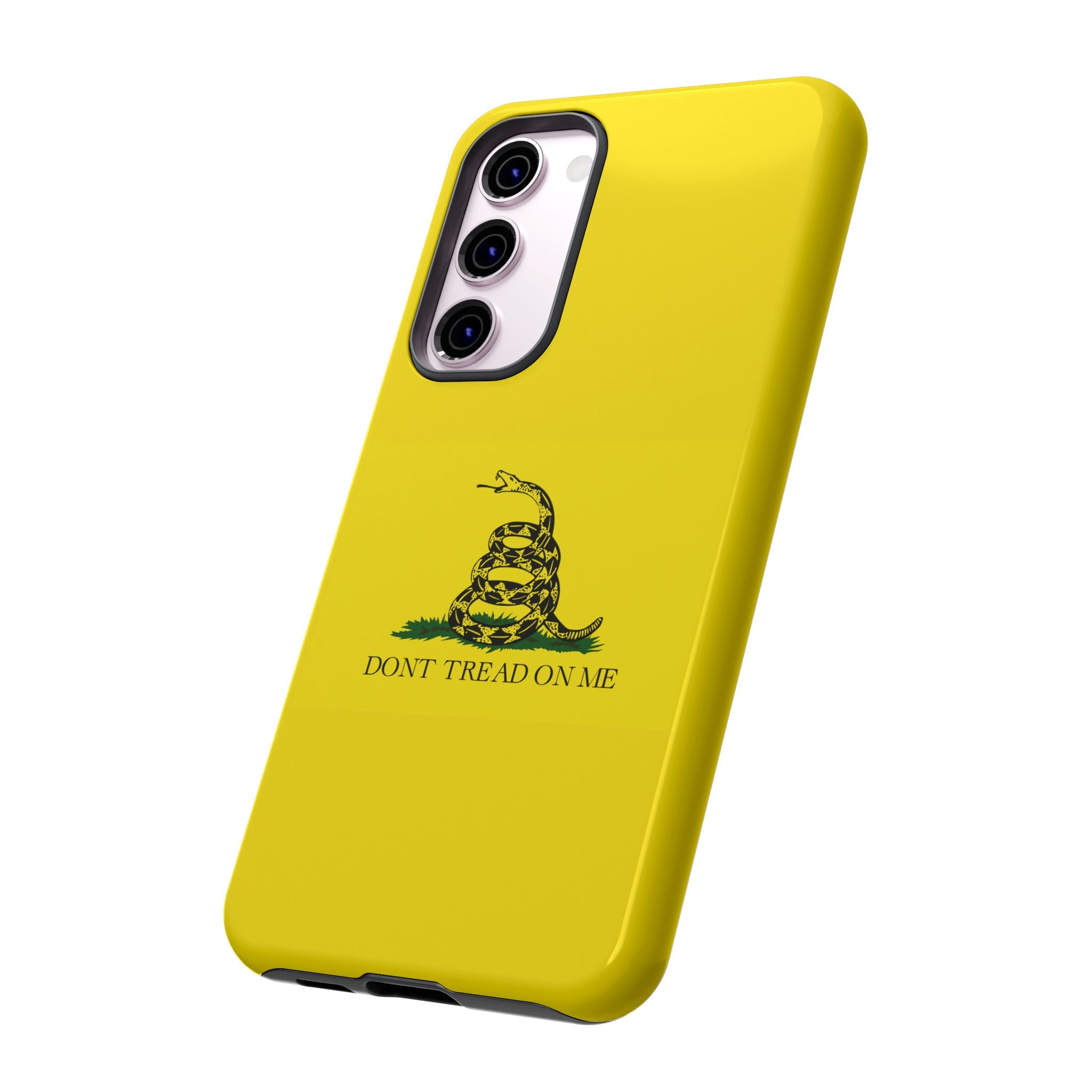 Gadsden flag "Dont Tread on Me" Tough Yellow Cases