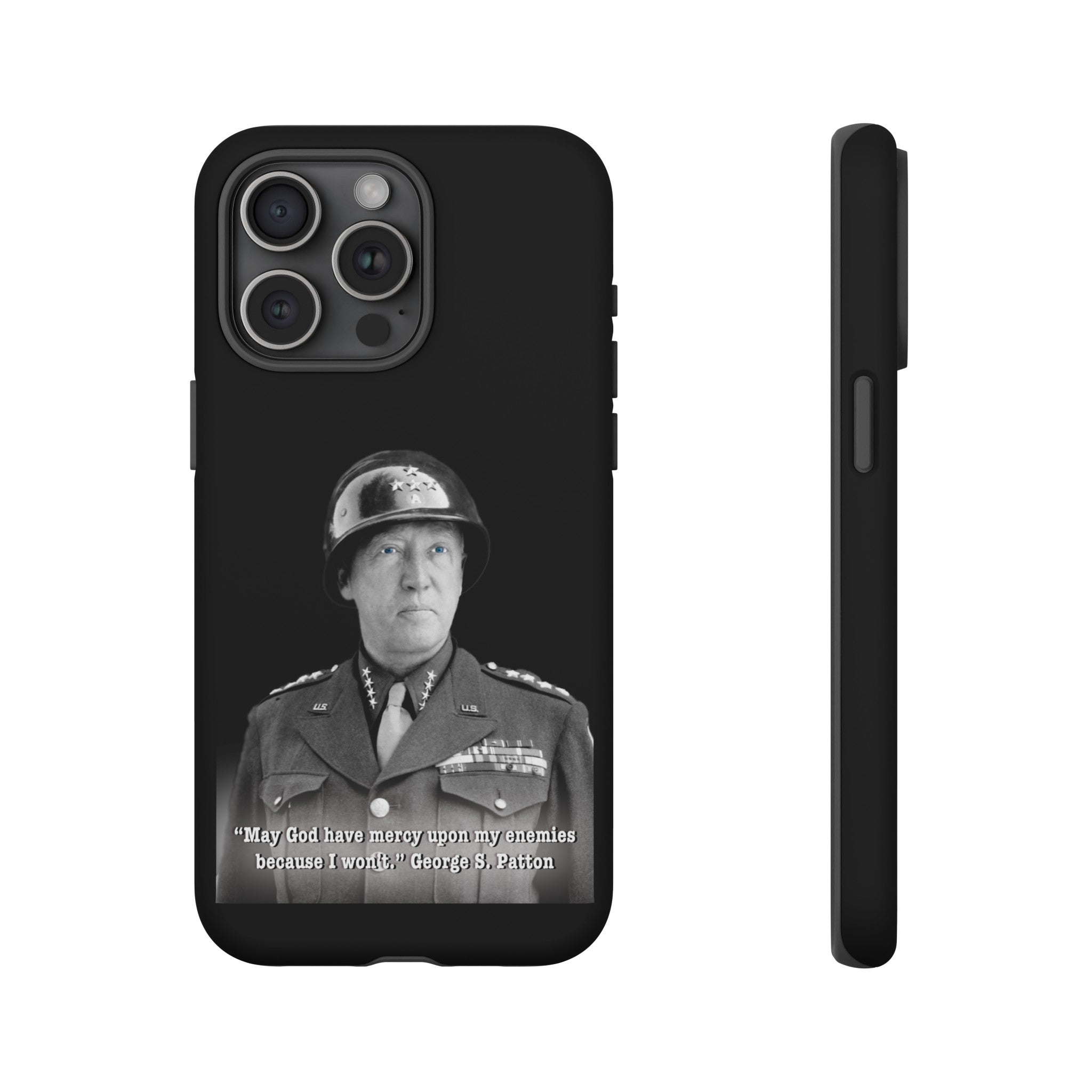 George S. Patton Jr. Tough Cases Black & White