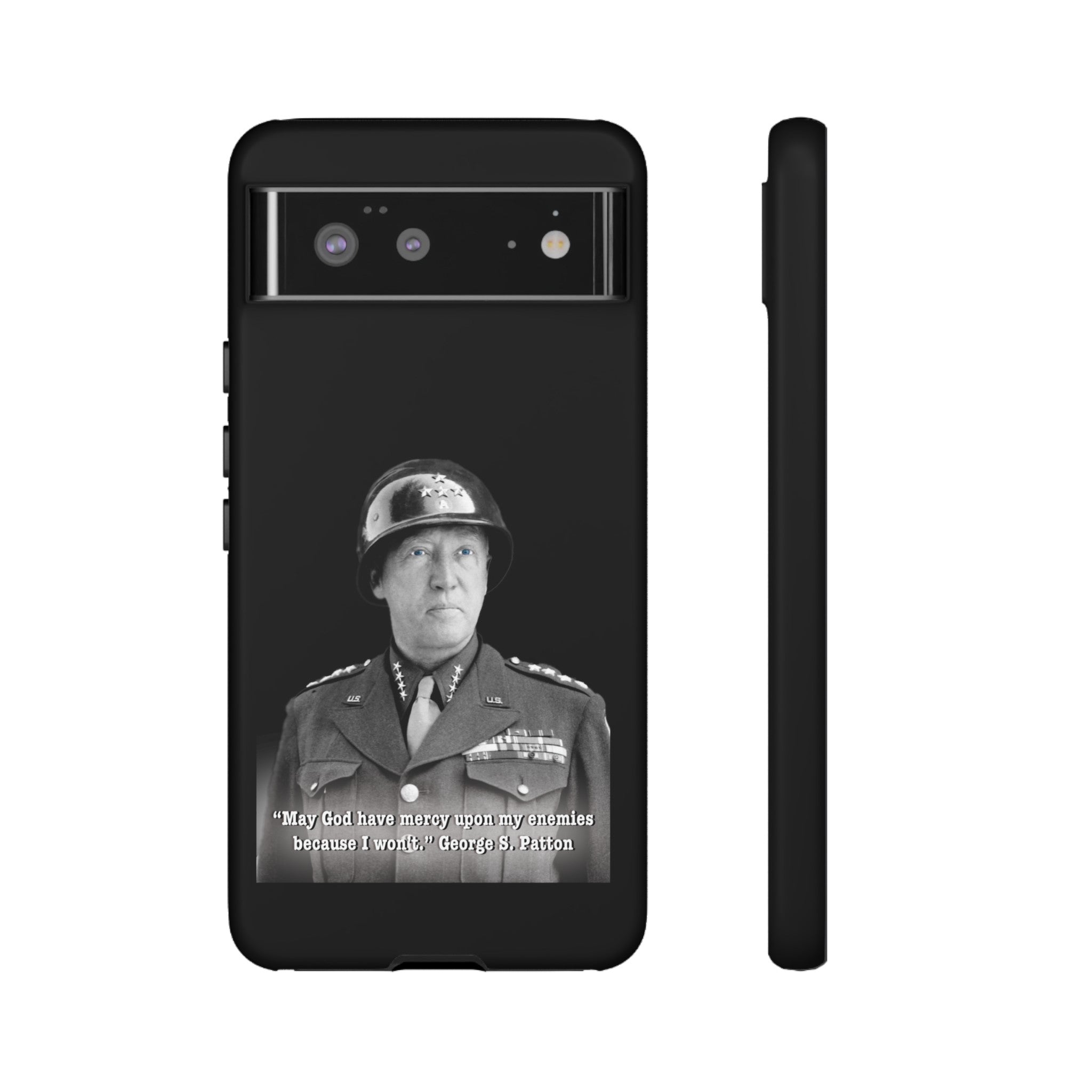 George S. Patton Jr. Tough Cases Black & White