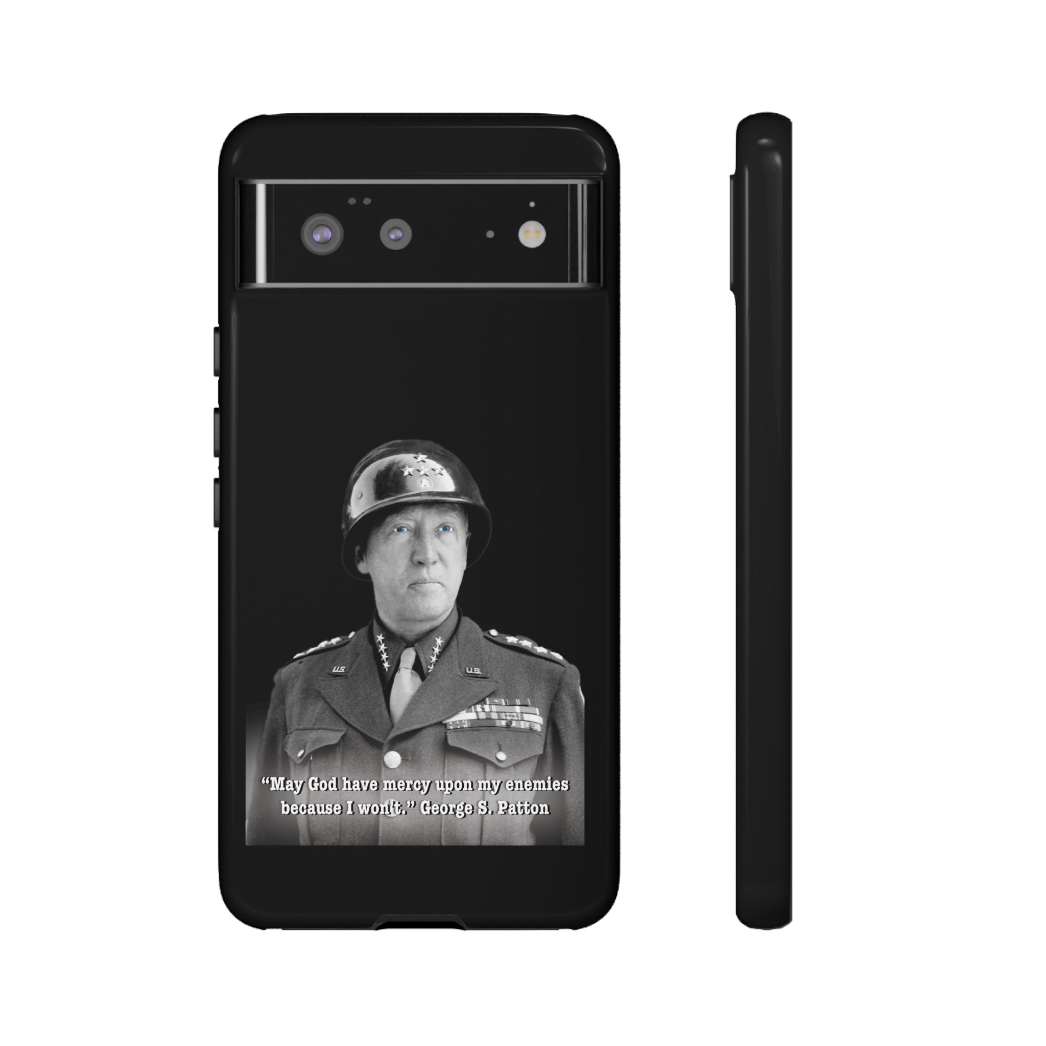 George S. Patton Jr. Tough Cases Black & White