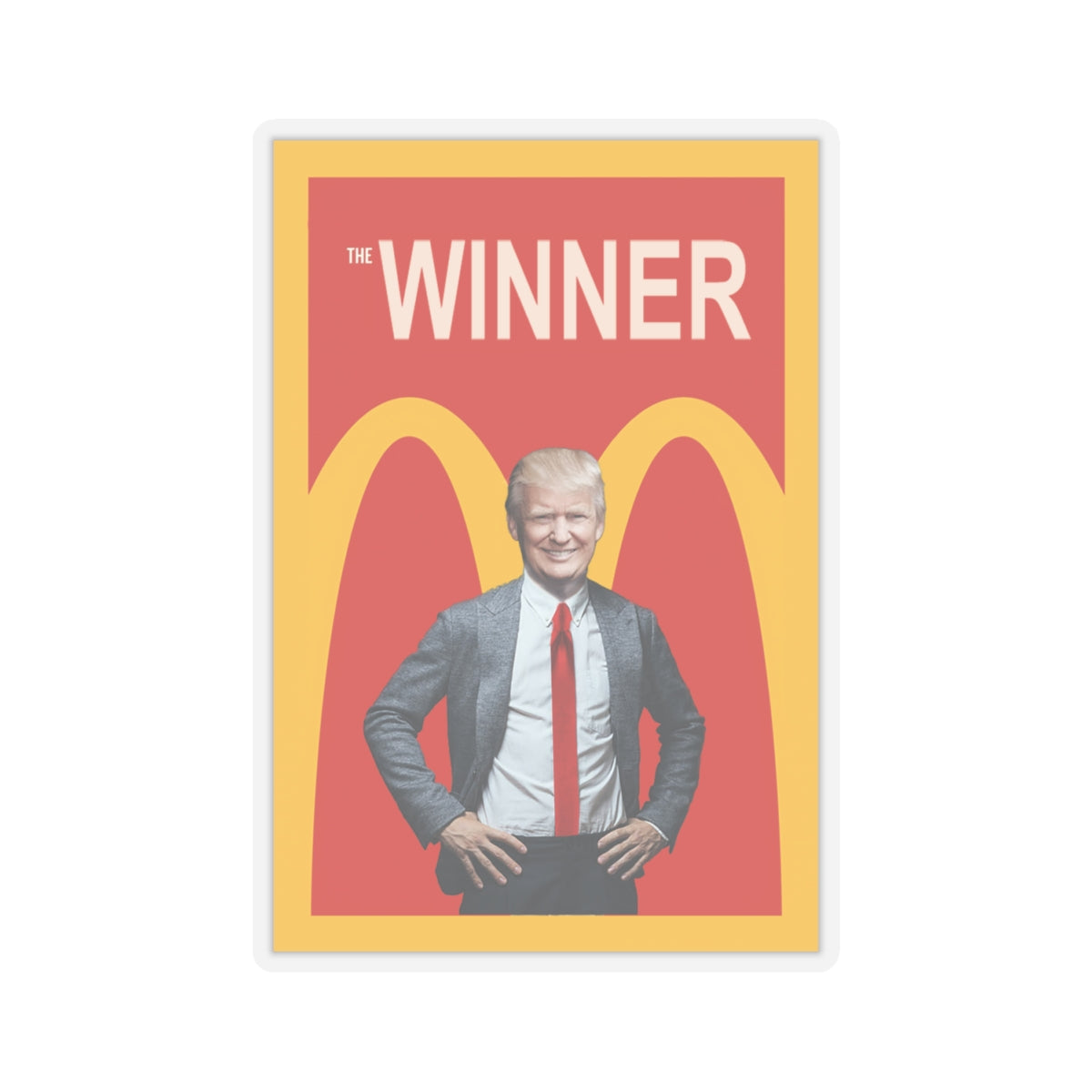 Trump 2024 The Winner Kiss-Cut Stickers