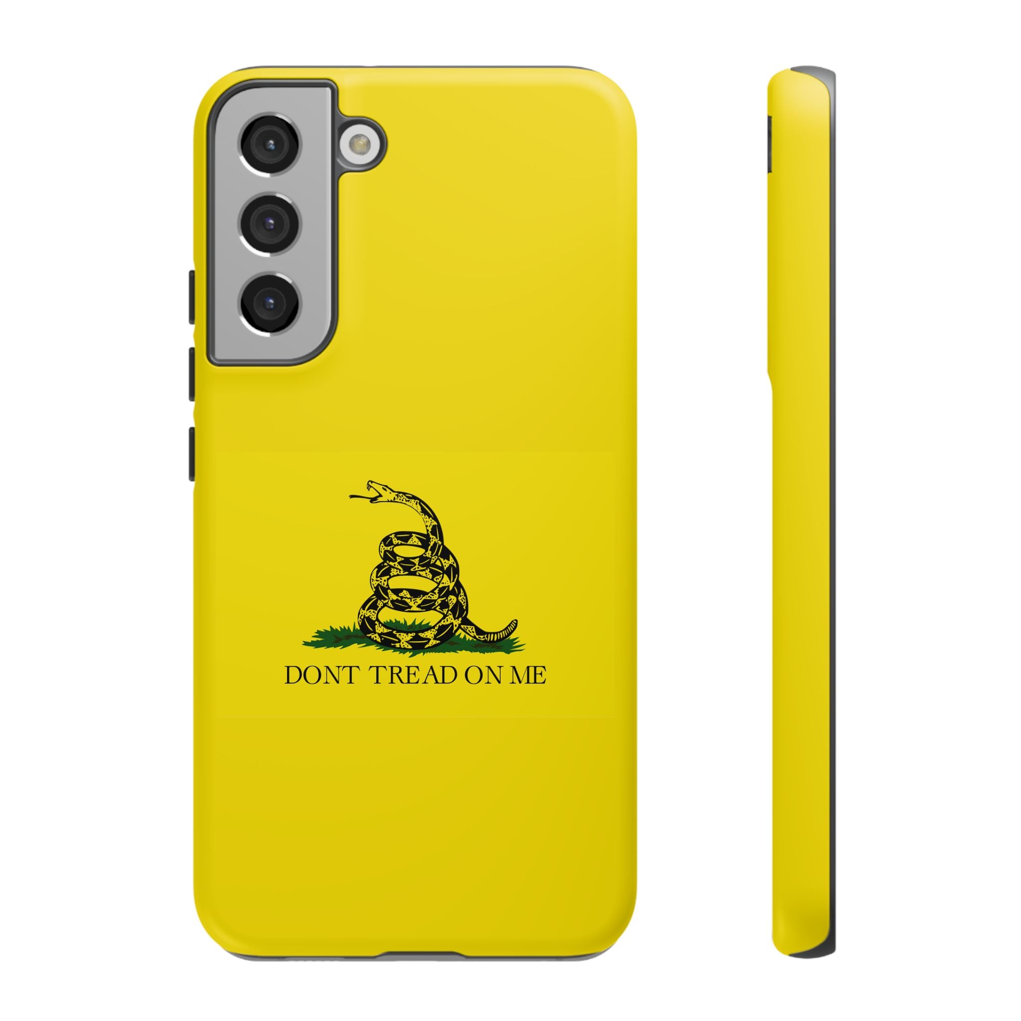 Gadsden flag "Dont Tread on Me" Tough Yellow Cases