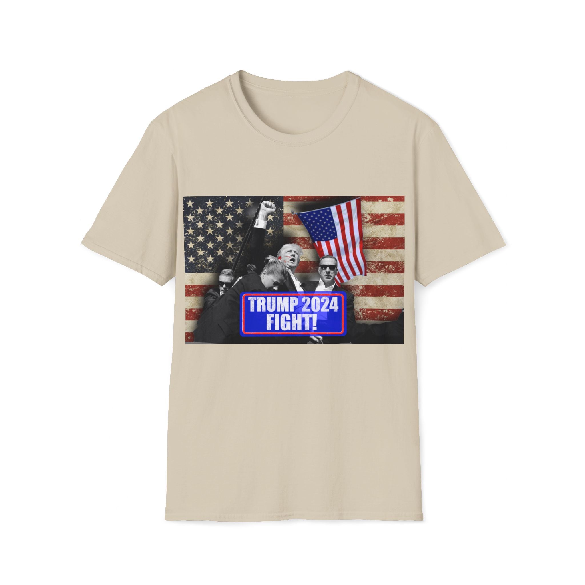 Trump 2024 "Fight!" T-Shirt – Commemorate July 13th, 2024 with a Patriotic Message