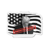 Trump Mugshot 2024 CONVICTED PATRIOT MAGA Die-Cut Magnets