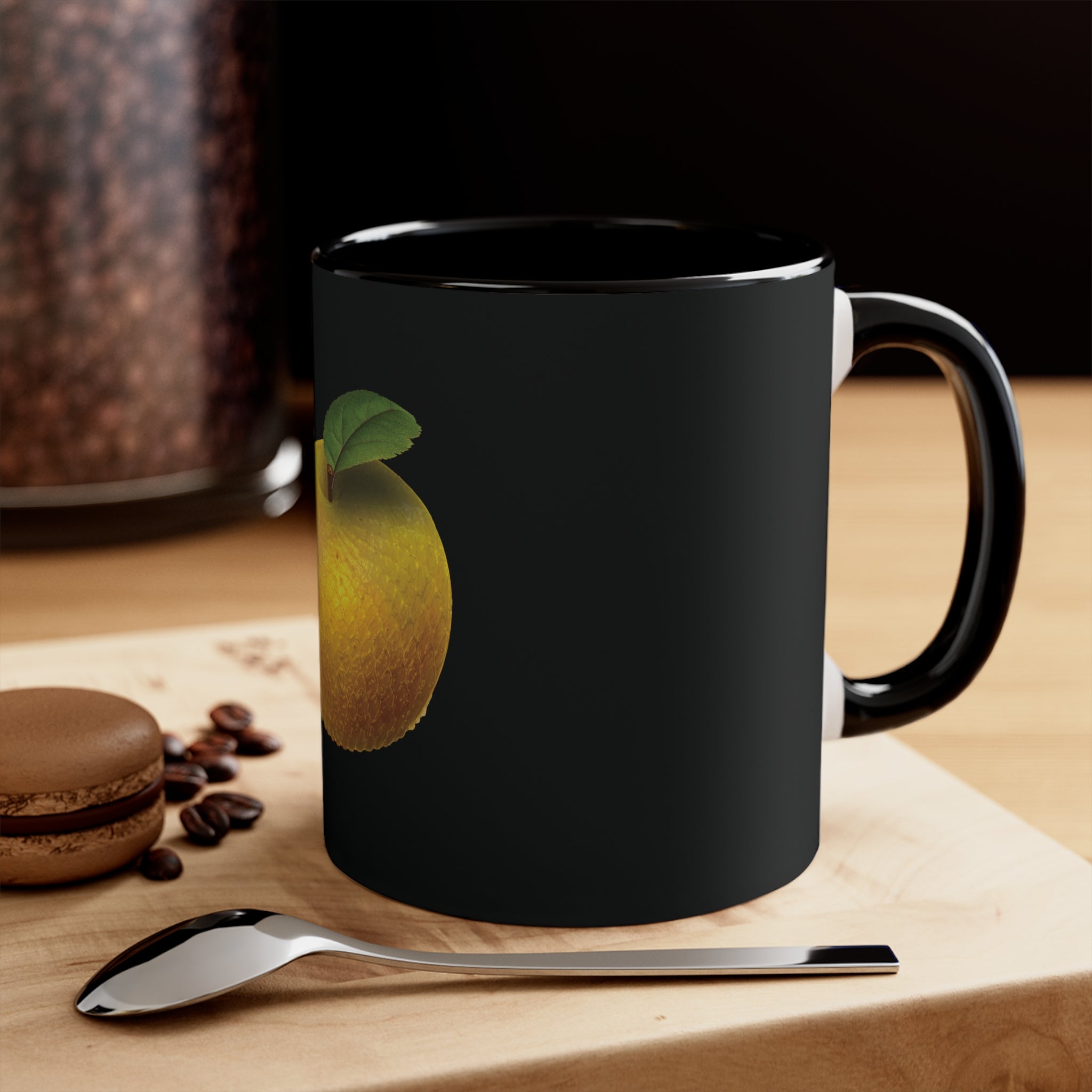 The Adam and Eve Apple: Original Sin Series Accent Coffee Mug, 11oz