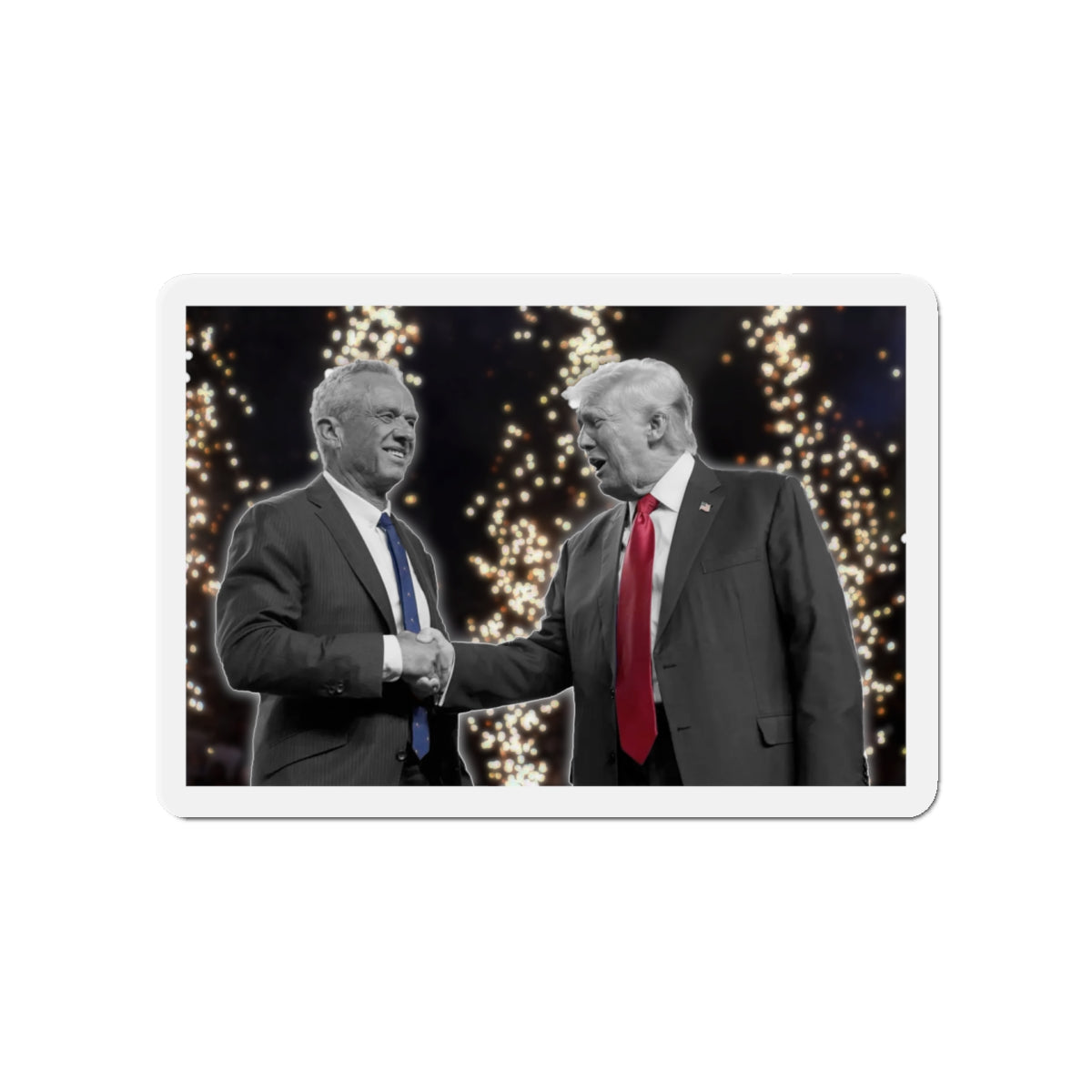 RFK Endorsing Donal J Trump 2024 Commemorative Die-Cut Magnets