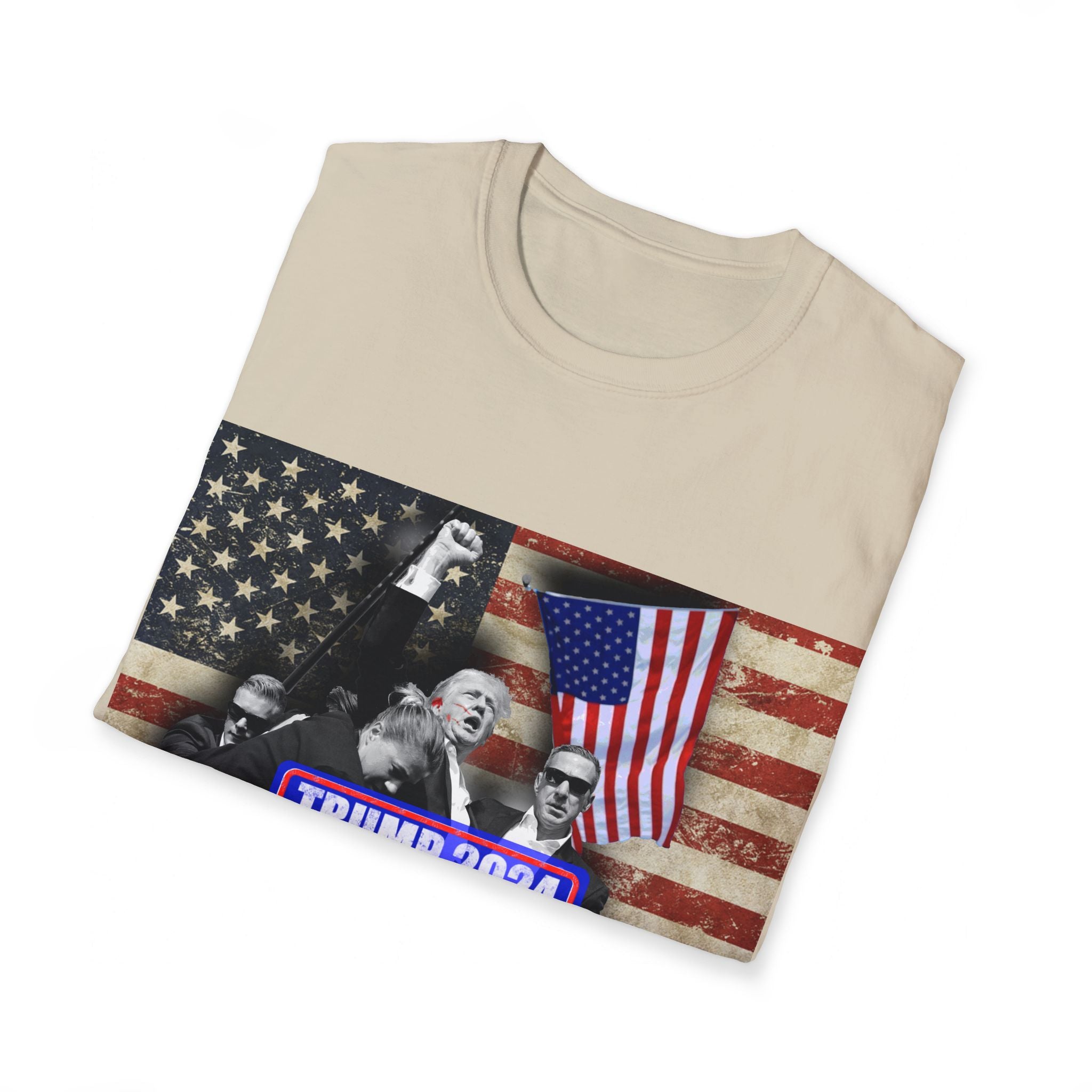 Trump 2024 "Fight!" T-Shirt – Commemorate July 13th, 2024 with a Patriotic Message