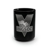 IngSoc Party Accent Black Coffee Mug, 15oz