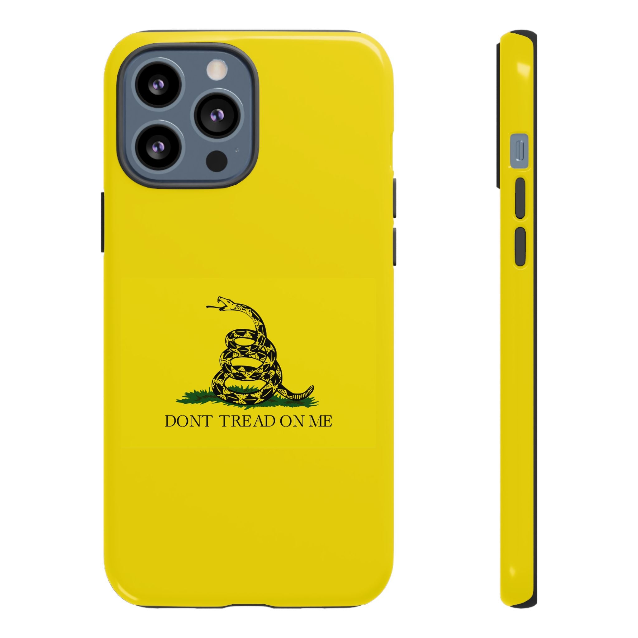 Gadsden flag "Dont Tread on Me" Tough Yellow Cases