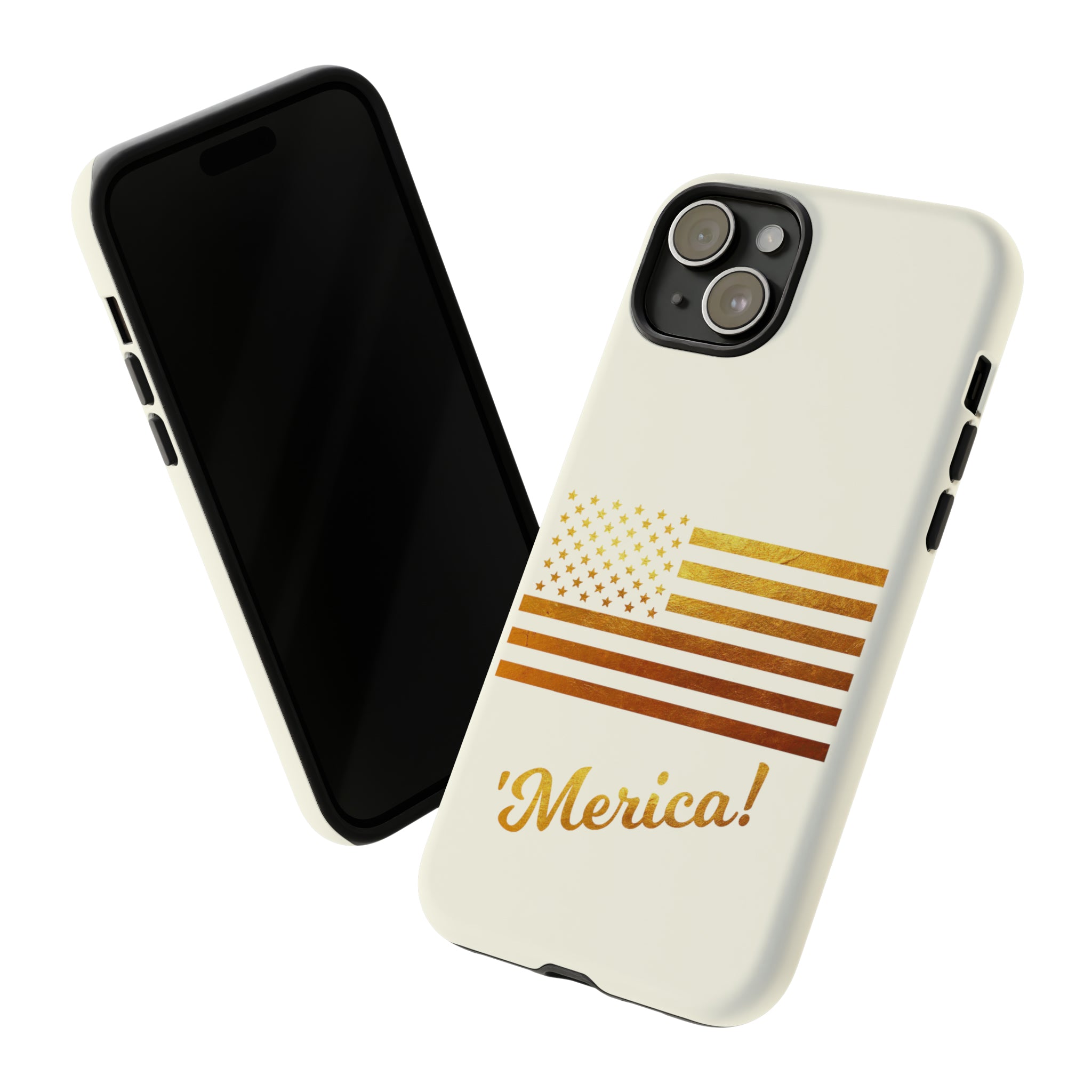 The Ultimate 'Merica and American Flag in Gold Leaf Limited Edition Tough Cases