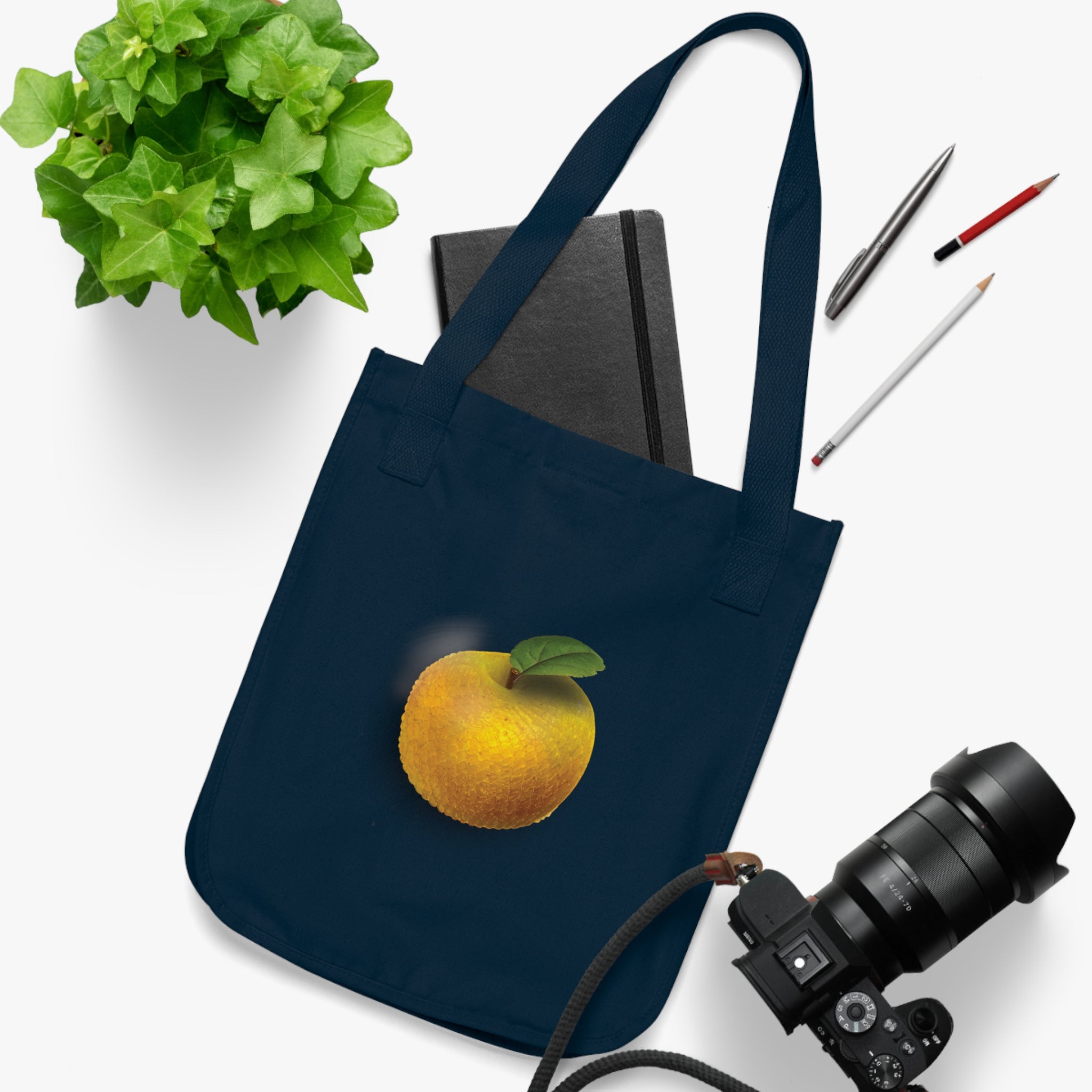 The Adam and Eve Apple: Original Sin Series Canvas Tote Bag