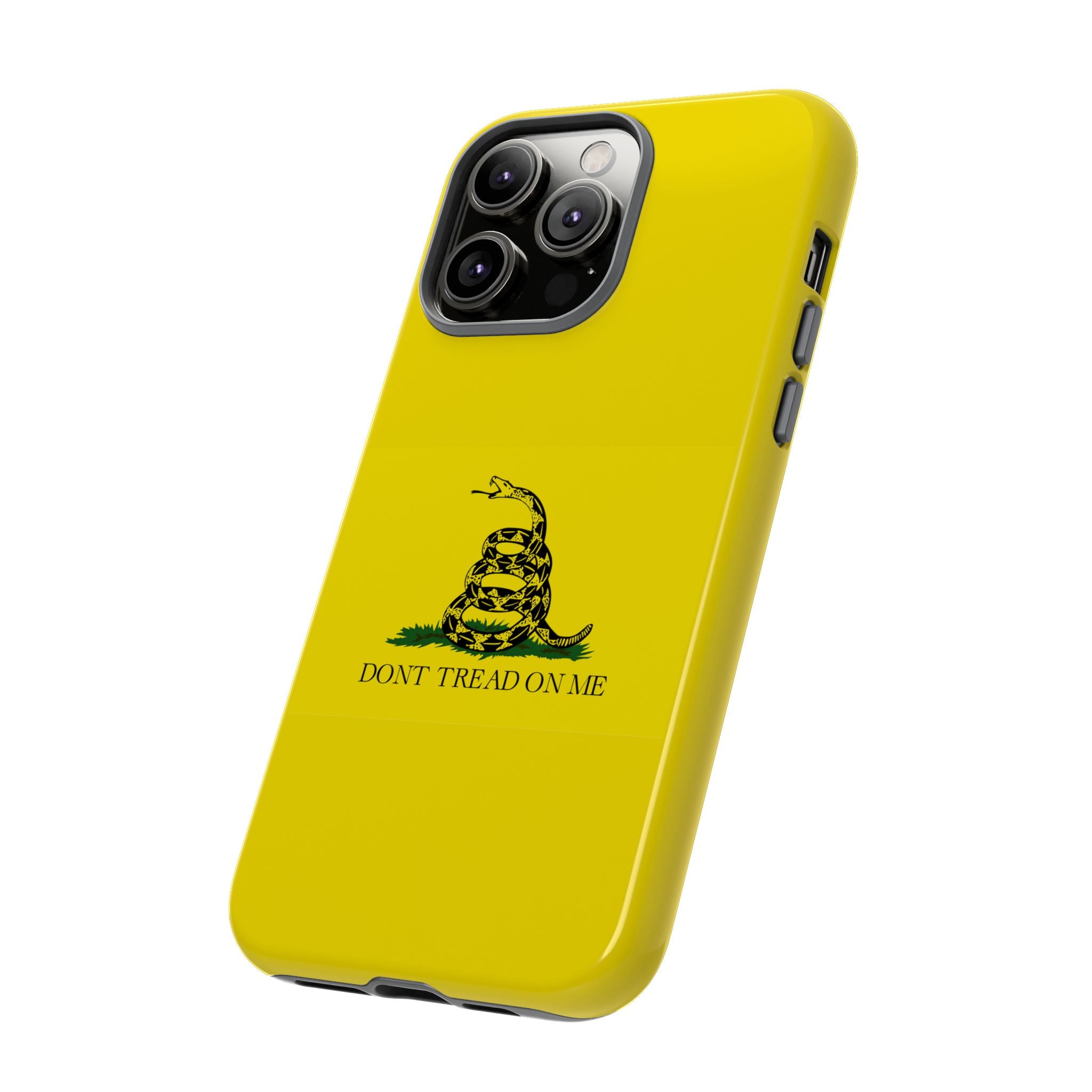 Gadsden flag "Dont Tread on Me" Tough Yellow Cases