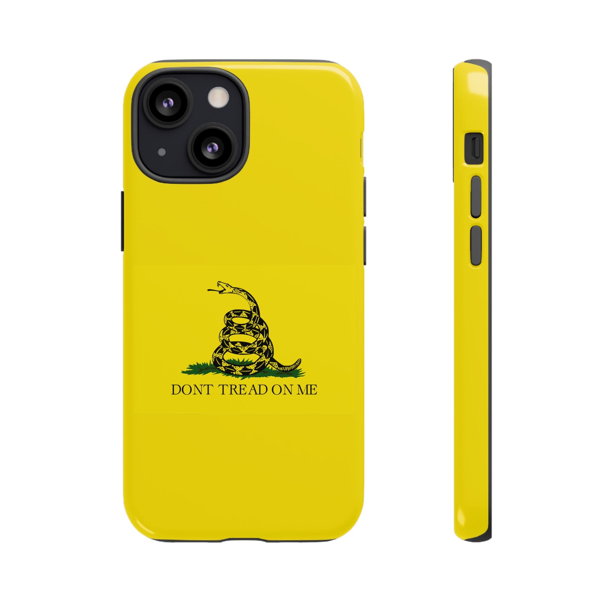 Gadsden flag "Dont Tread on Me" Tough Yellow Cases