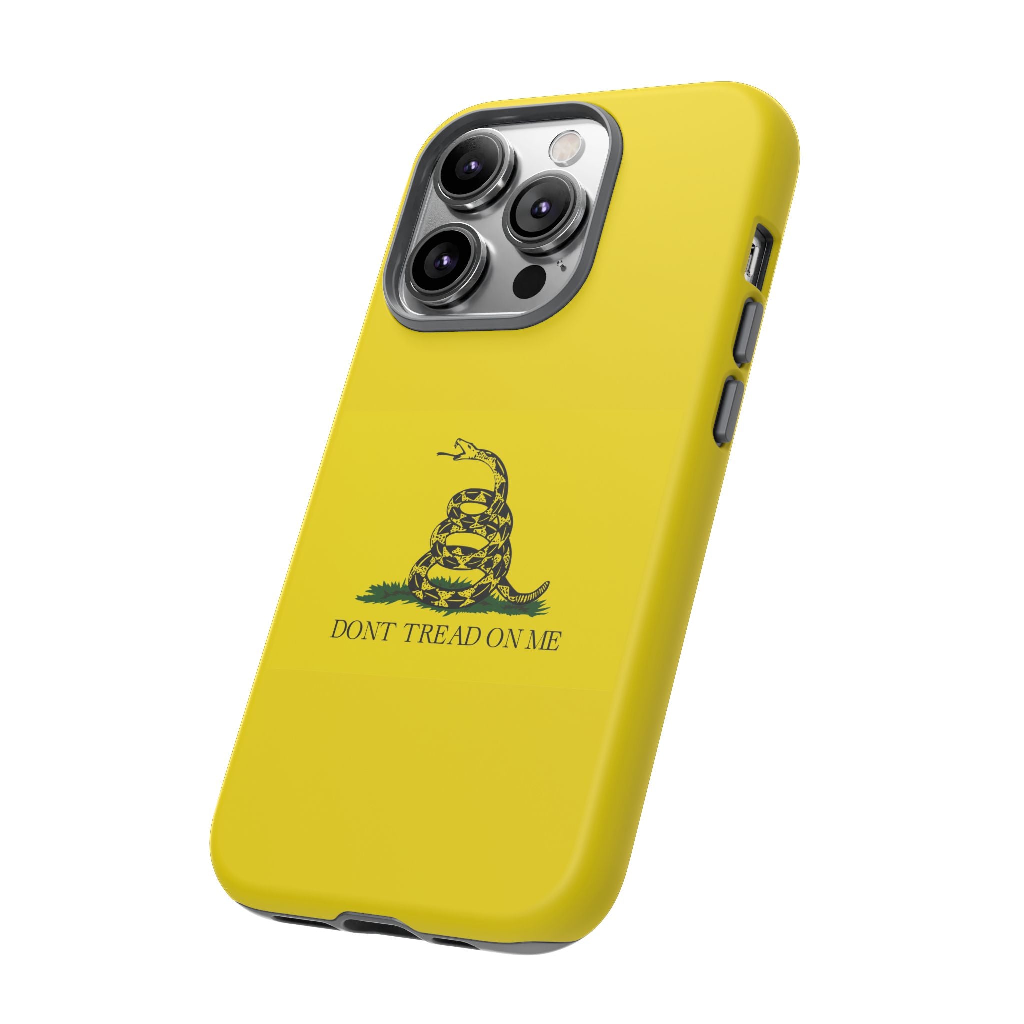 Gadsden flag "Dont Tread on Me" Tough Yellow Cases