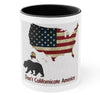 Don't Californicate America Accent Coffee Mug, 11oz