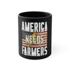 America NEEDS Farmers Accent Coffee Mug, 11oz