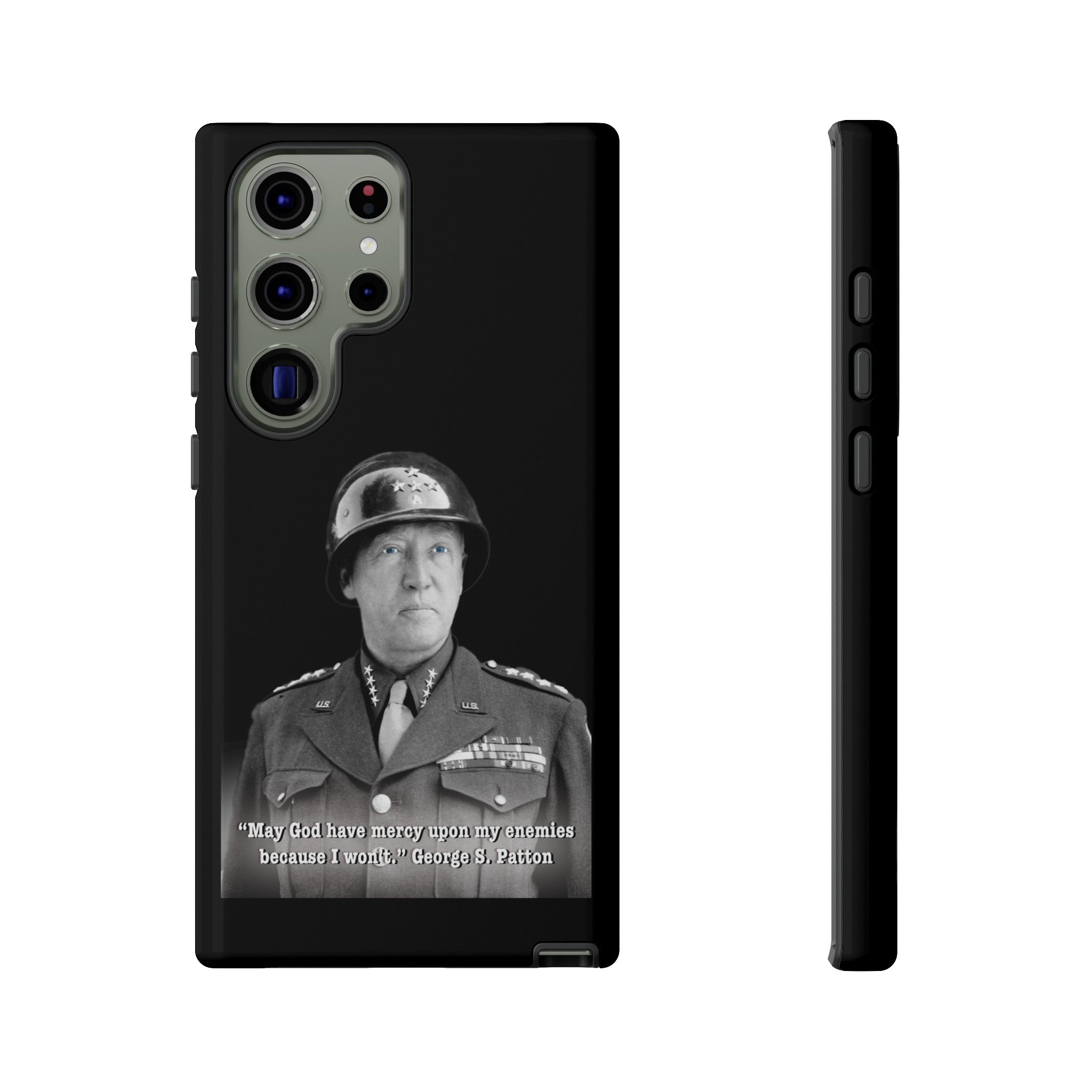 George S. Patton Jr. Tough Cases Black & White