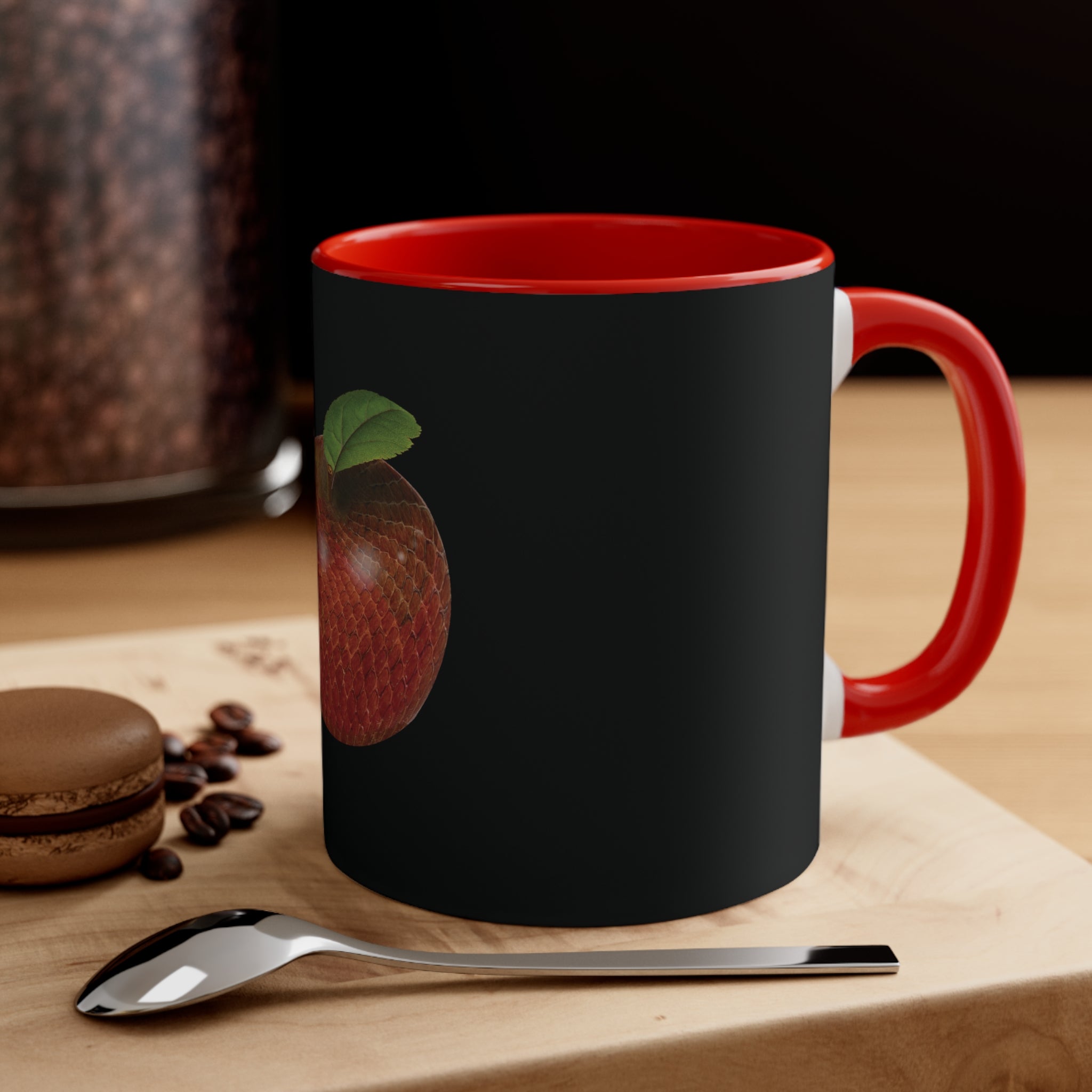 The Adam and Eve Apple: Original Sin Series Accent Coffee Mug, 11oz