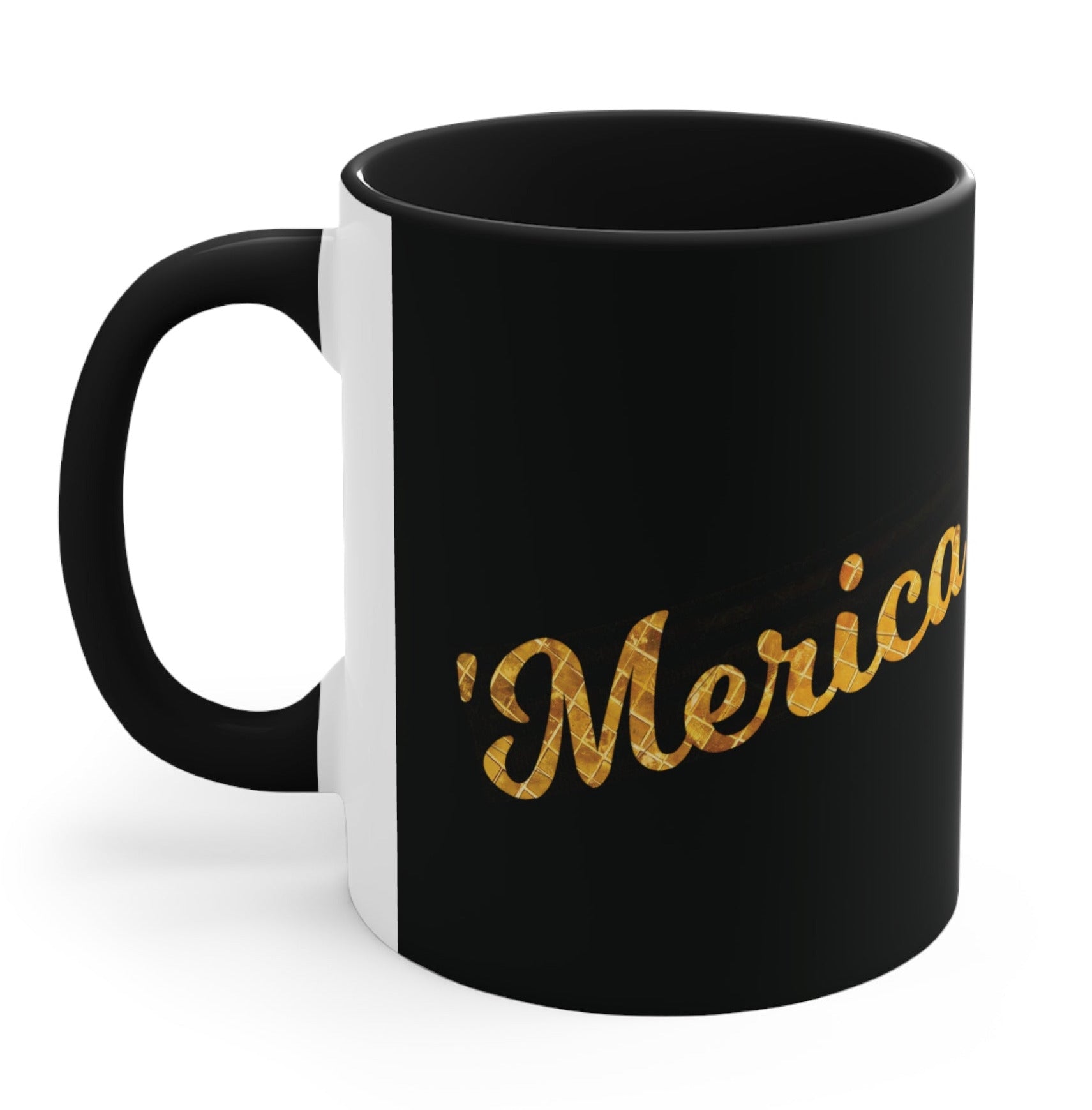 The Ultimate 'Merica! Limited Edition Gold Mosaic Accent Coffee Mug, 11oz