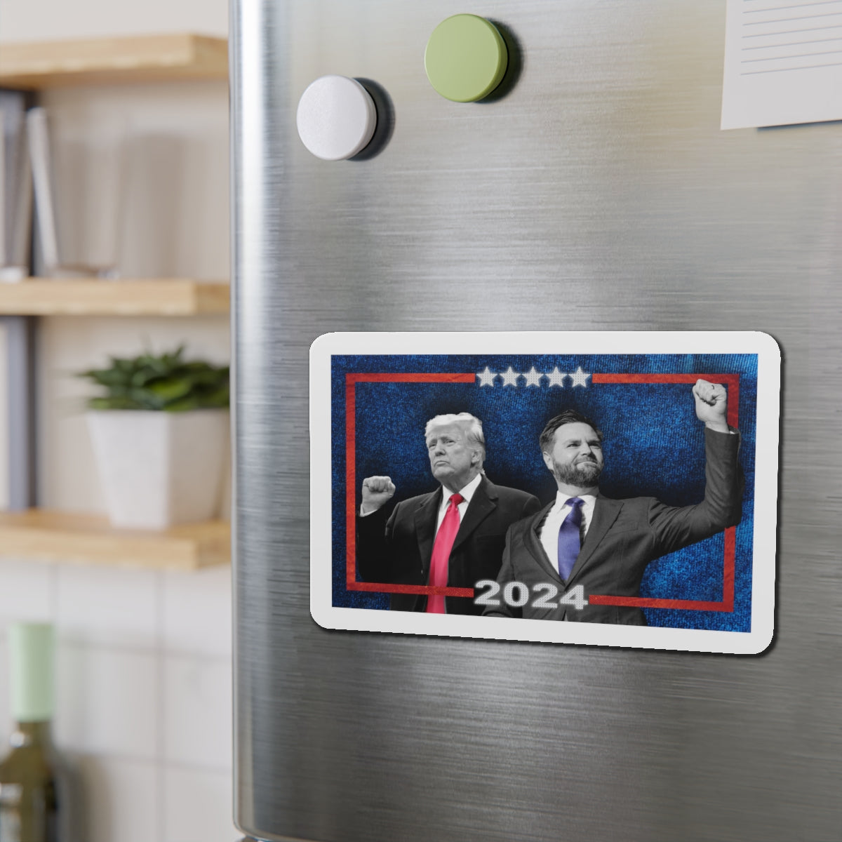 Trump Vance Make America Great Again Portrait! 2024 Die-Cut Magnets