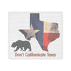 Don't Californicate Texas Kiss-Cut Stickers