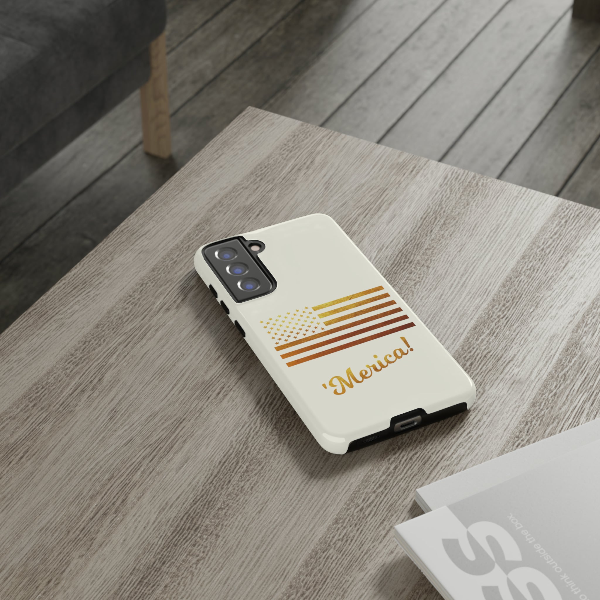 The Ultimate 'Merica and American Flag in Gold Leaf Limited Edition Tough Cases