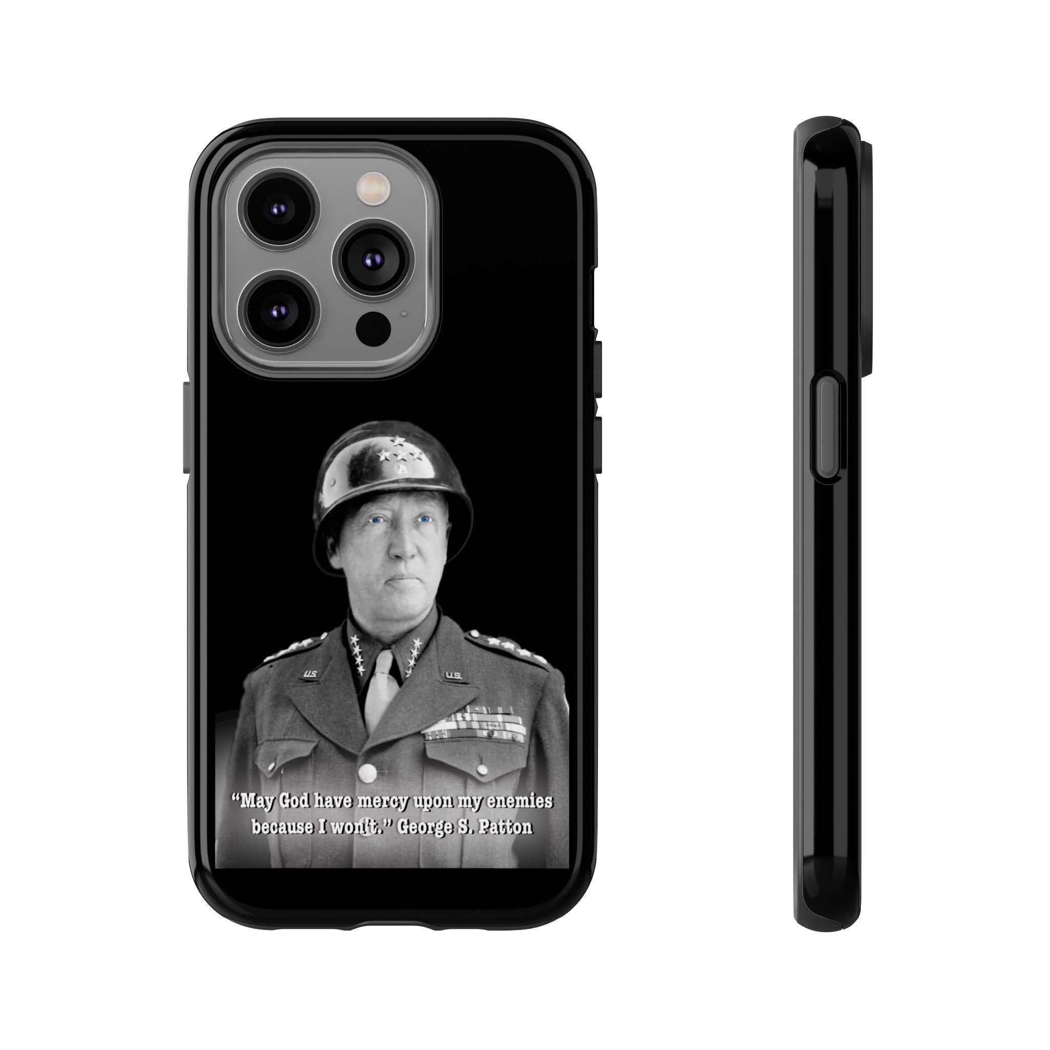 George S. Patton Jr. Tough Cases Black & White