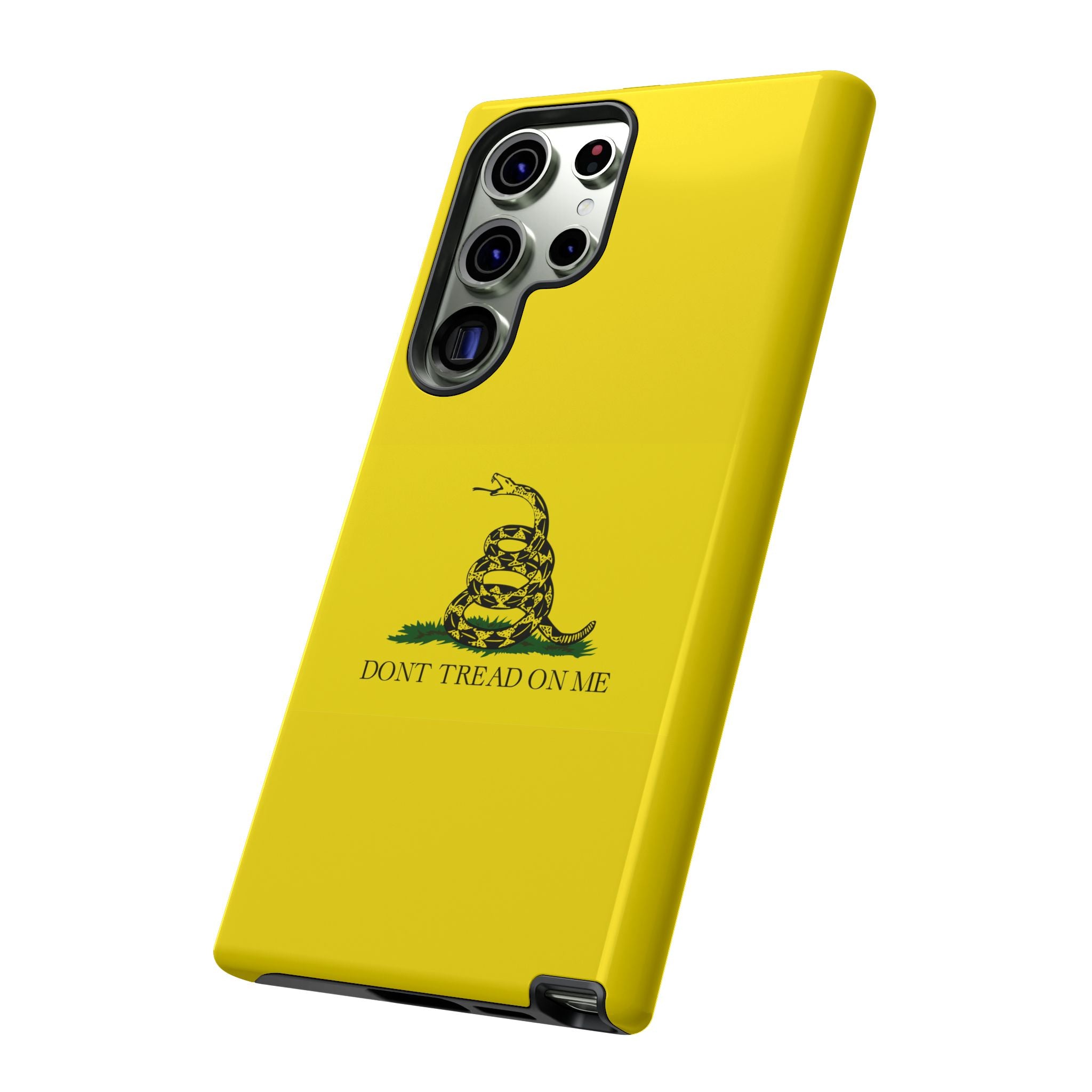 Gadsden flag "Dont Tread on Me" Tough Yellow Cases