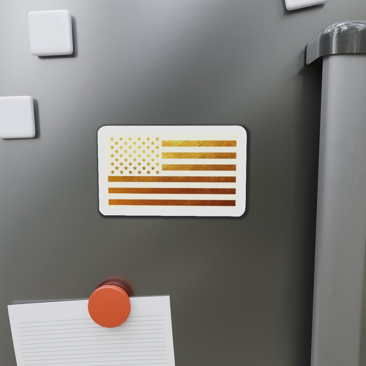 Ultimate USA Flag Gold Leaf Old Glory Die-Cut Magnets