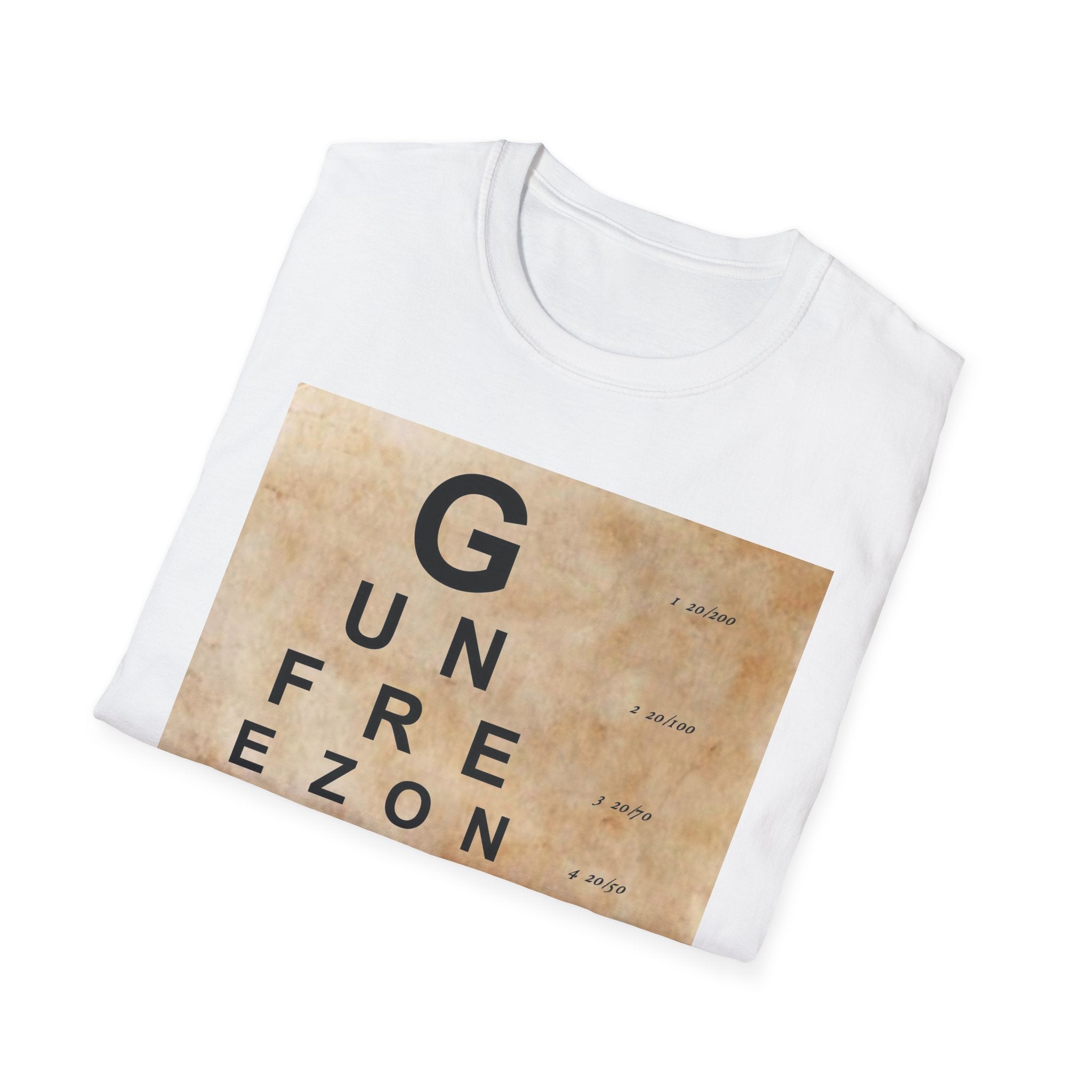 Second Amendment Eye Chart T shirt