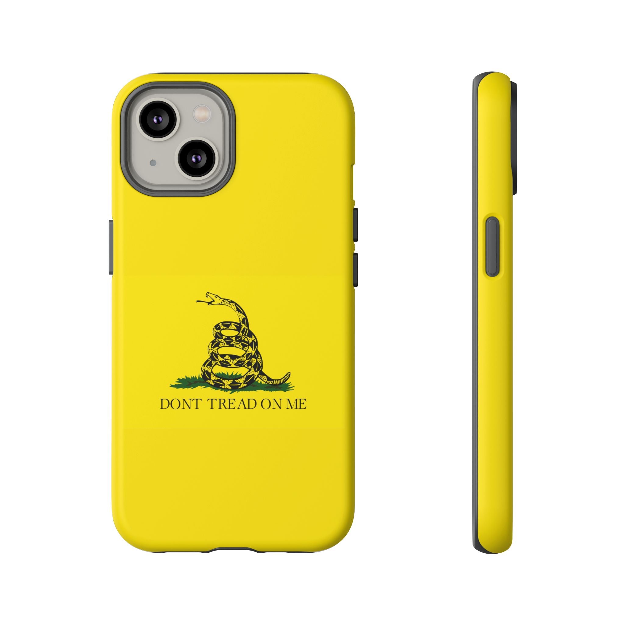 Gadsden flag "Dont Tread on Me" Tough Yellow Cases