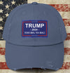 Trump 2024 TOO BIG TO RIG MAGA Unisex Distressed Cap