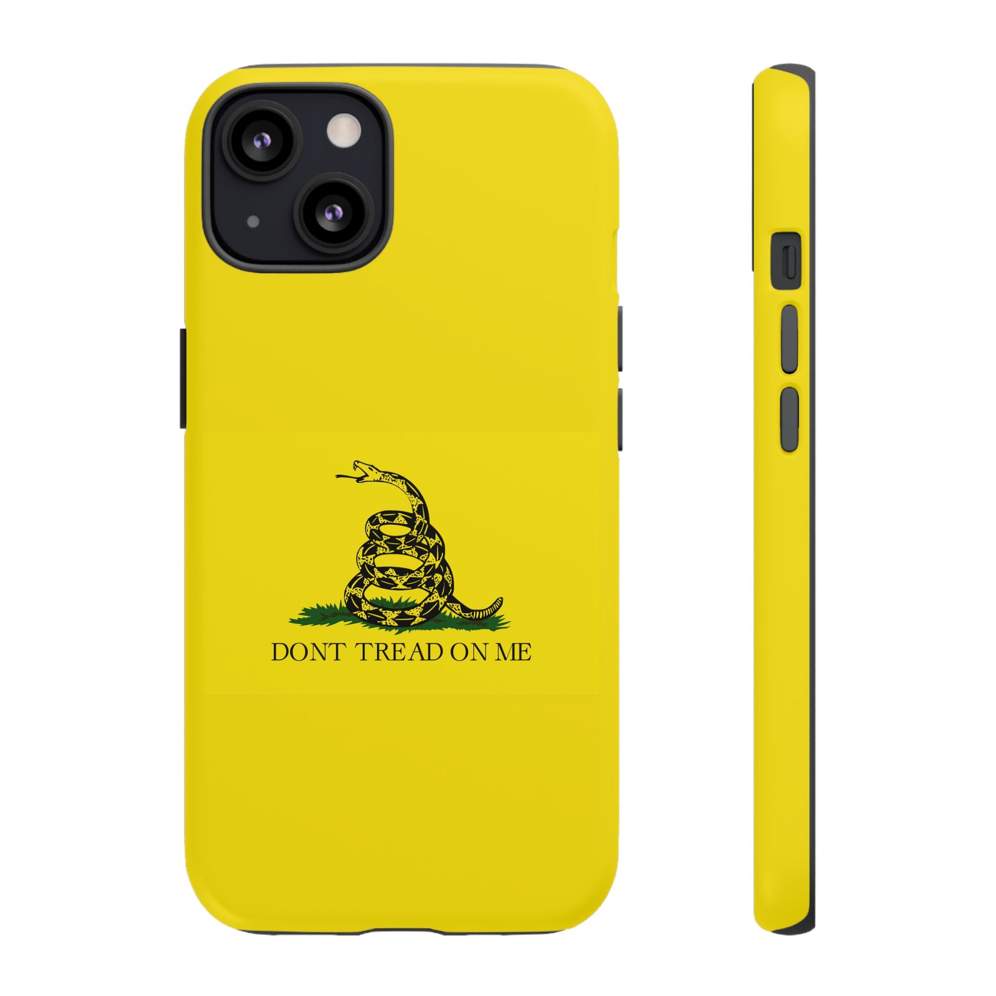 Gadsden flag "Dont Tread on Me" Tough Yellow Cases