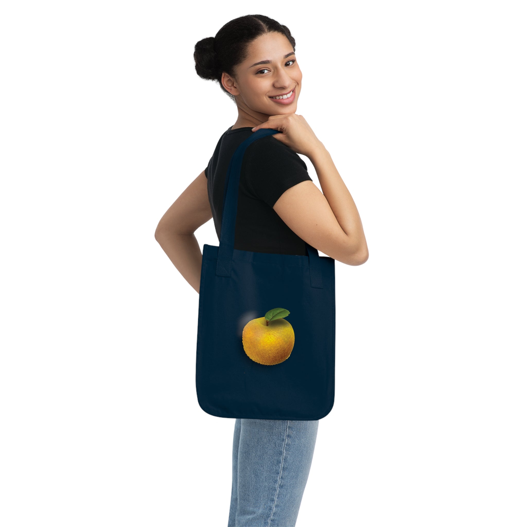 The Adam and Eve Apple: Original Sin Series Canvas Tote Bag