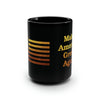 Ultimate MAGA Gold Leaf Accent Coffee Mug, 15oz