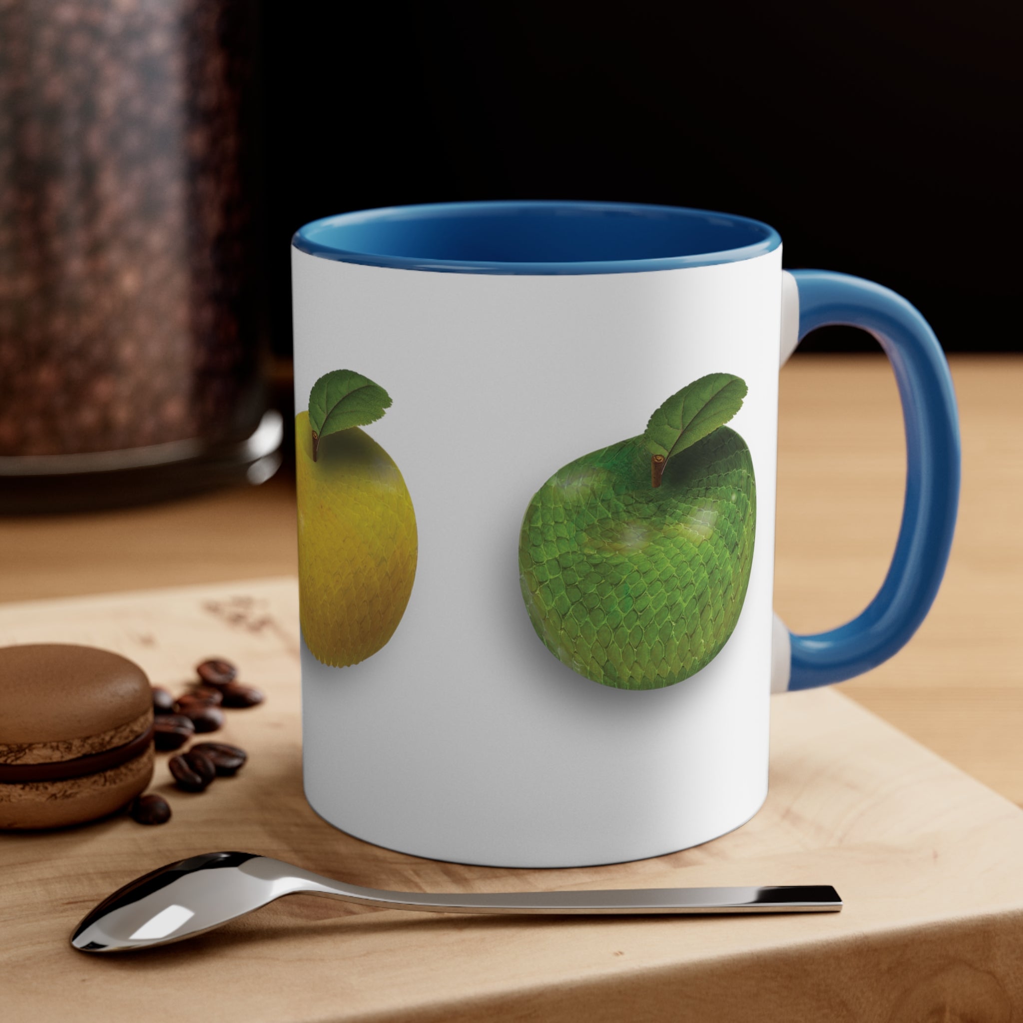 The Adam and Eve Apple: Original Sin Series Accent Coffee Mug, 11oz