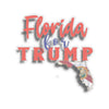 Florida For Trump 2024 Kiss-Cut Stickers