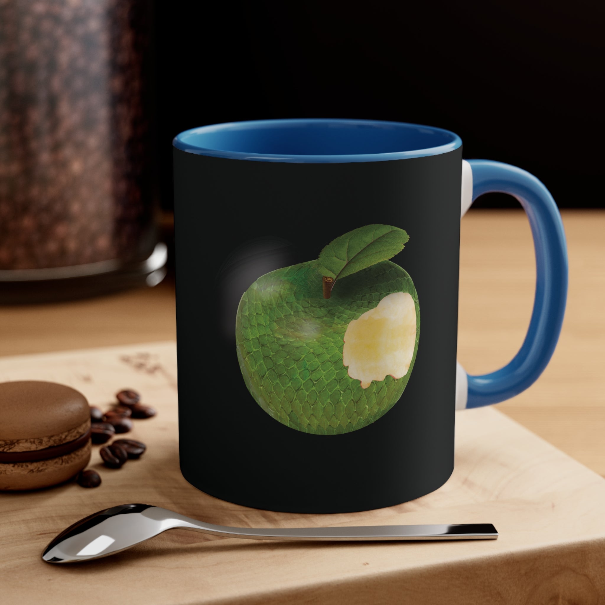 The Adam and Eve Apple: Original Sin Series Accent Coffee Mug, 11oz