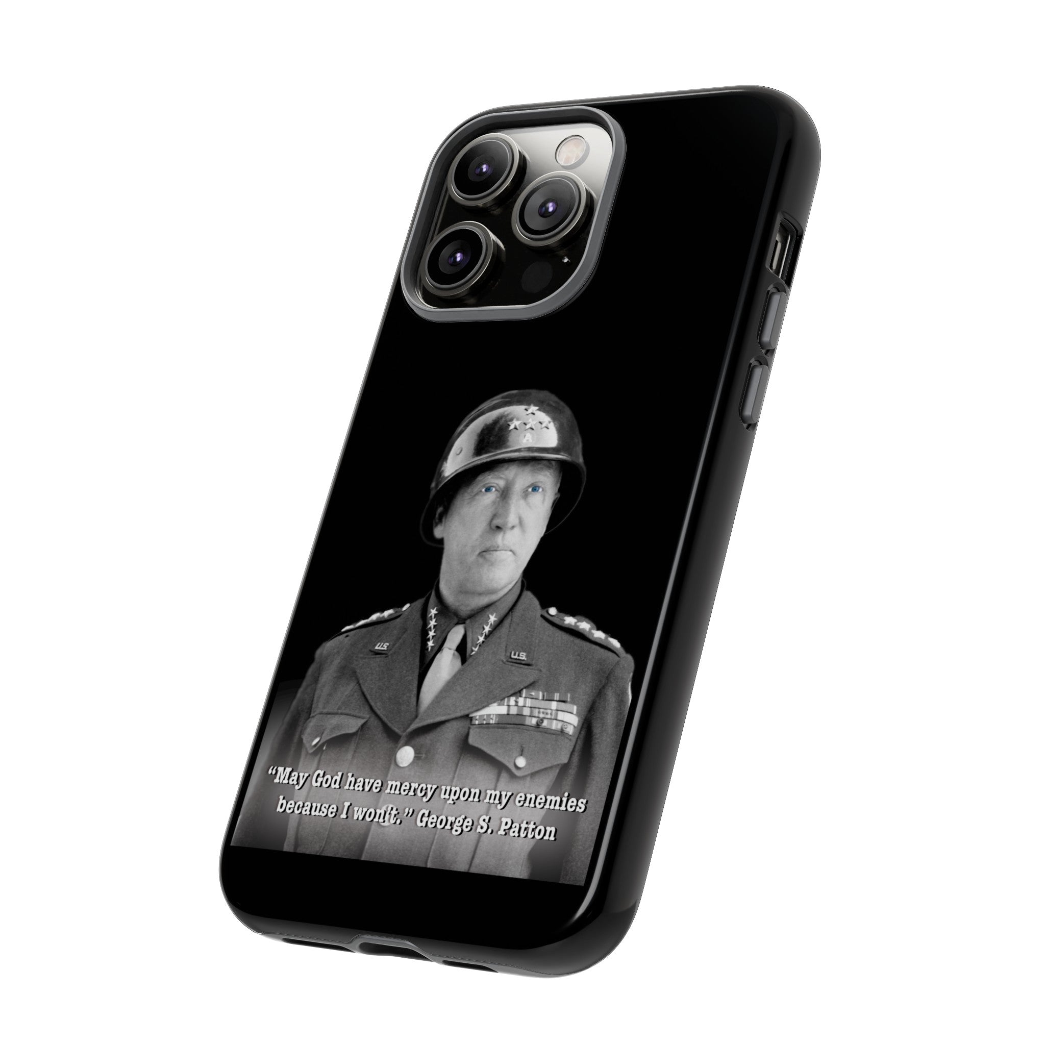 George S. Patton Jr. Tough Cases Black & White