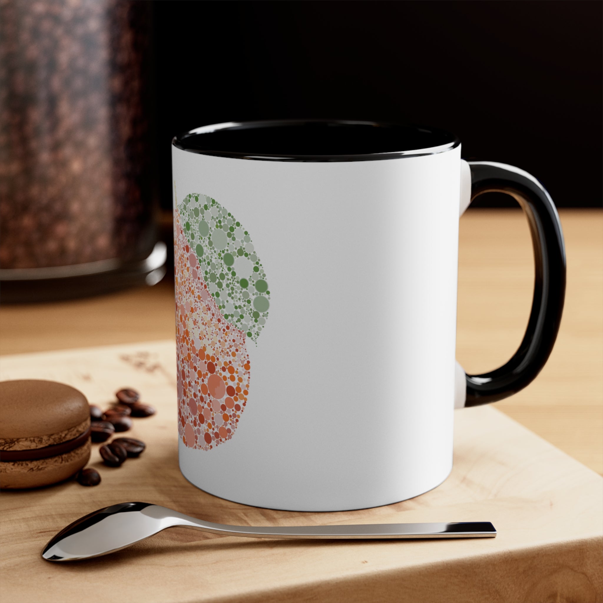 Ishihara Tangelo Fruit Abstract Artwork  Accent Coffee Mug, 11oz