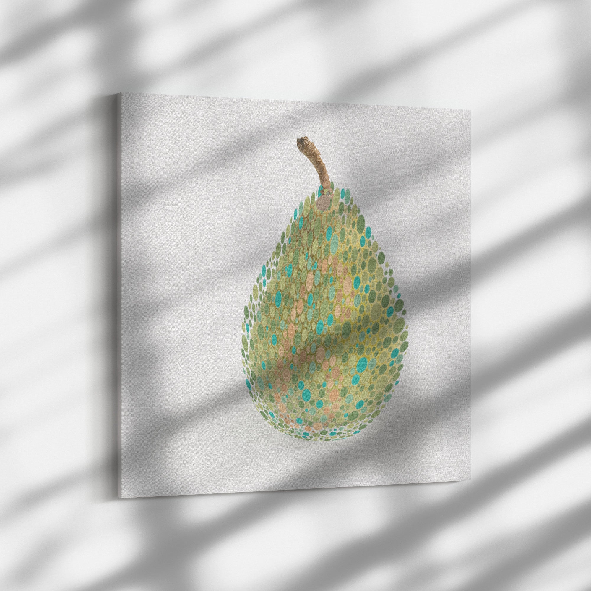 Ishihara Pear Fruit Abstract Canvas Print