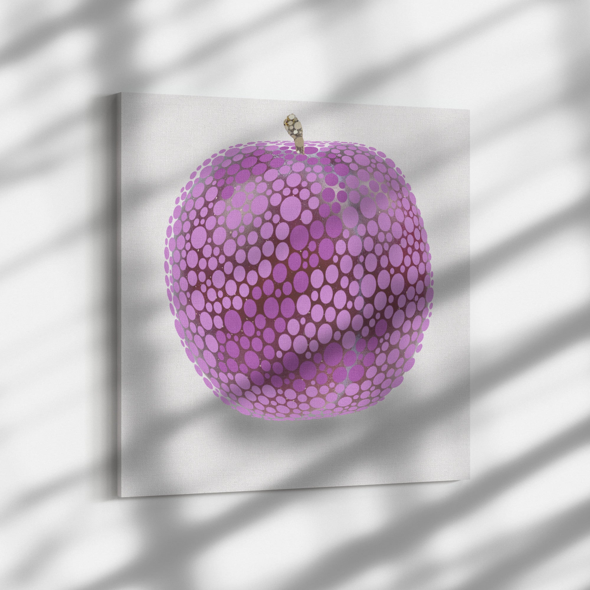 Ishihara Plum Fruit Abstract Artwork Canvas Print