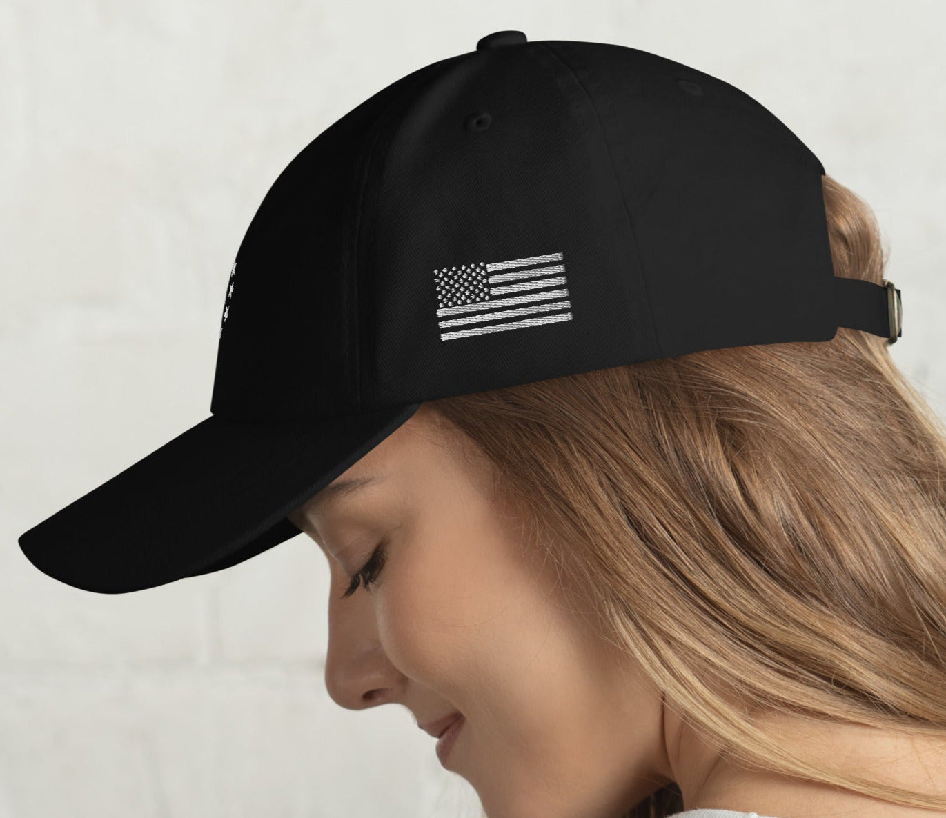 1776 US Flag Embroidered Dad Hat