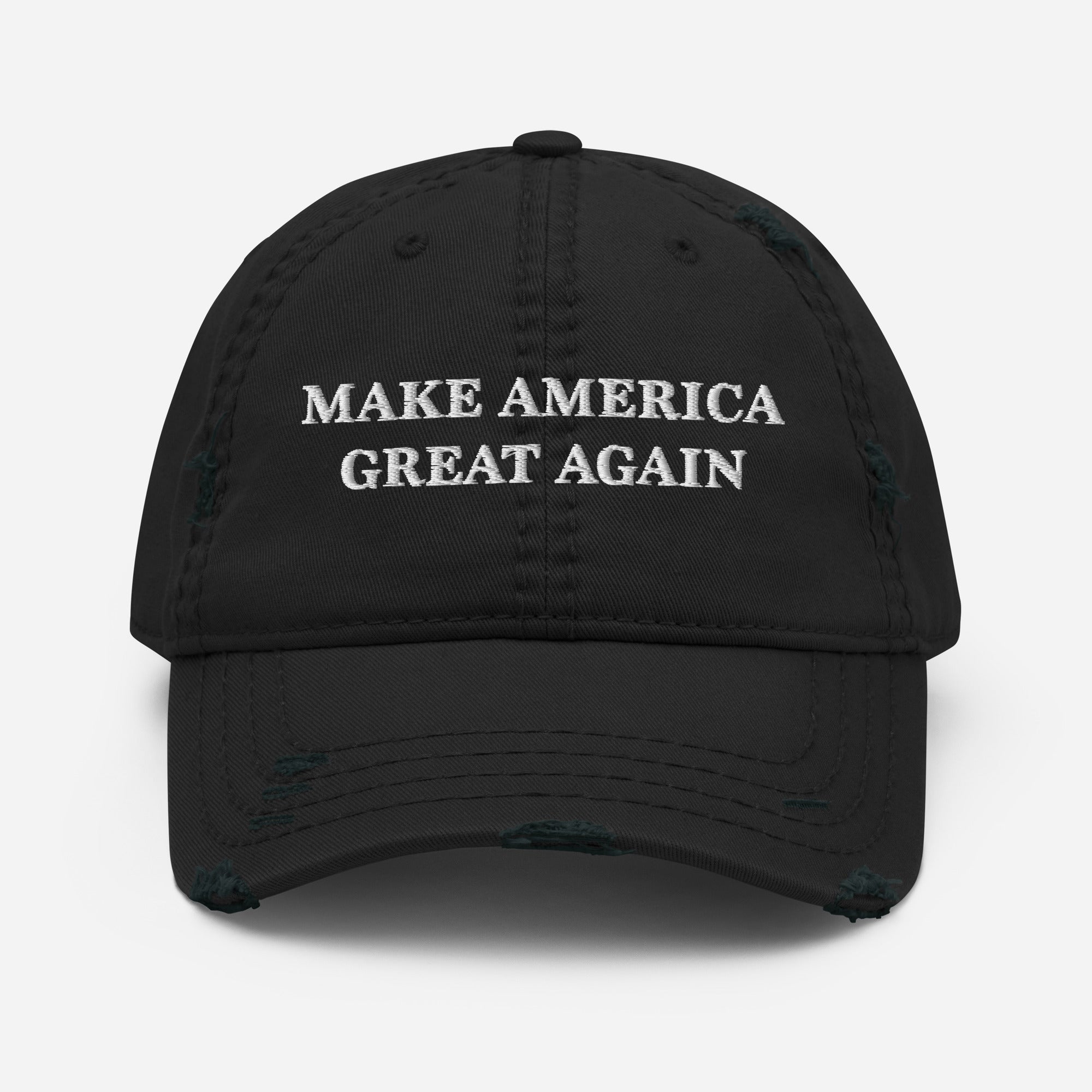 MAKE AMERICA GREAT AGAIN Distressed Dad Hat