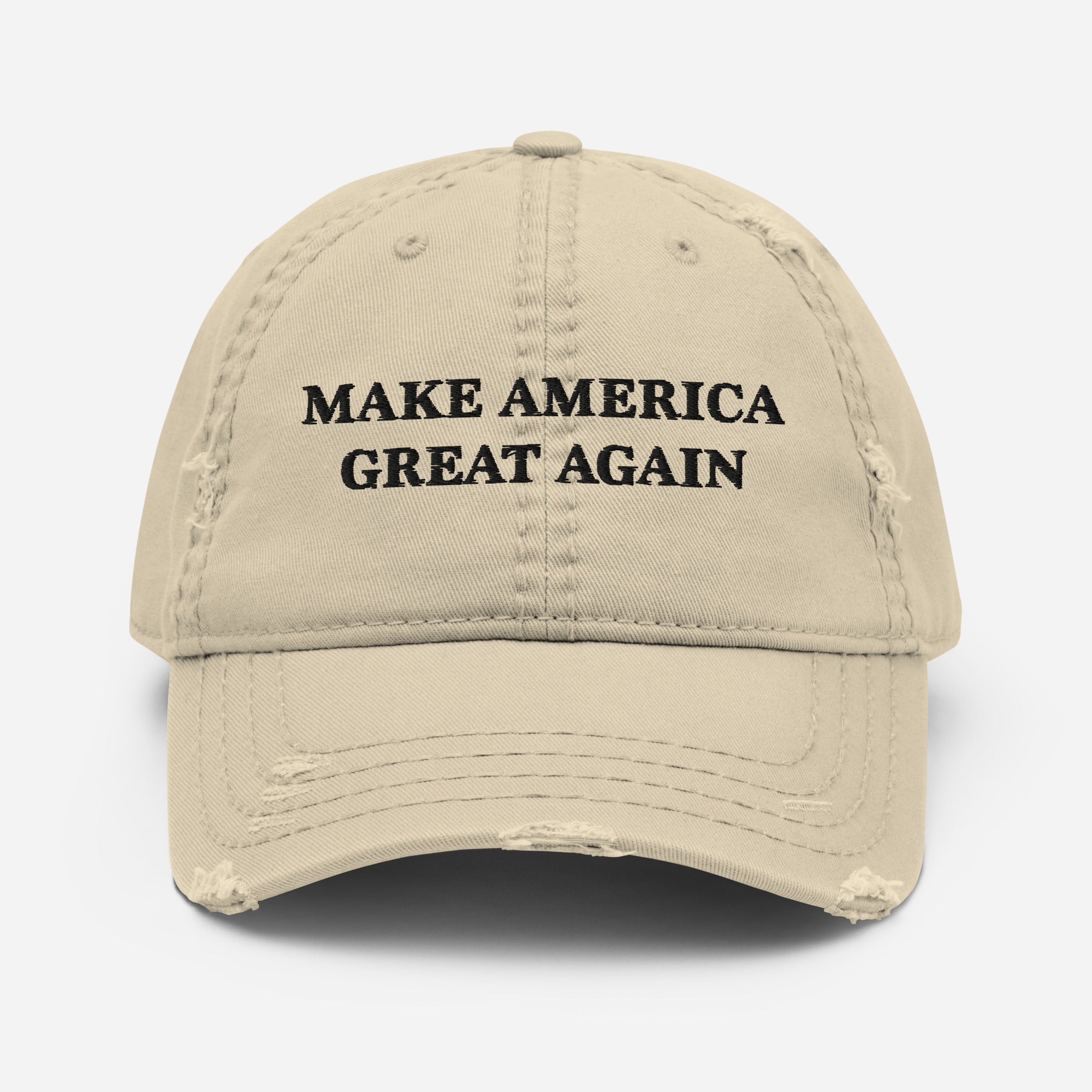 MAKE AMERICA GREAT AGAIN Distressed Dad Hat