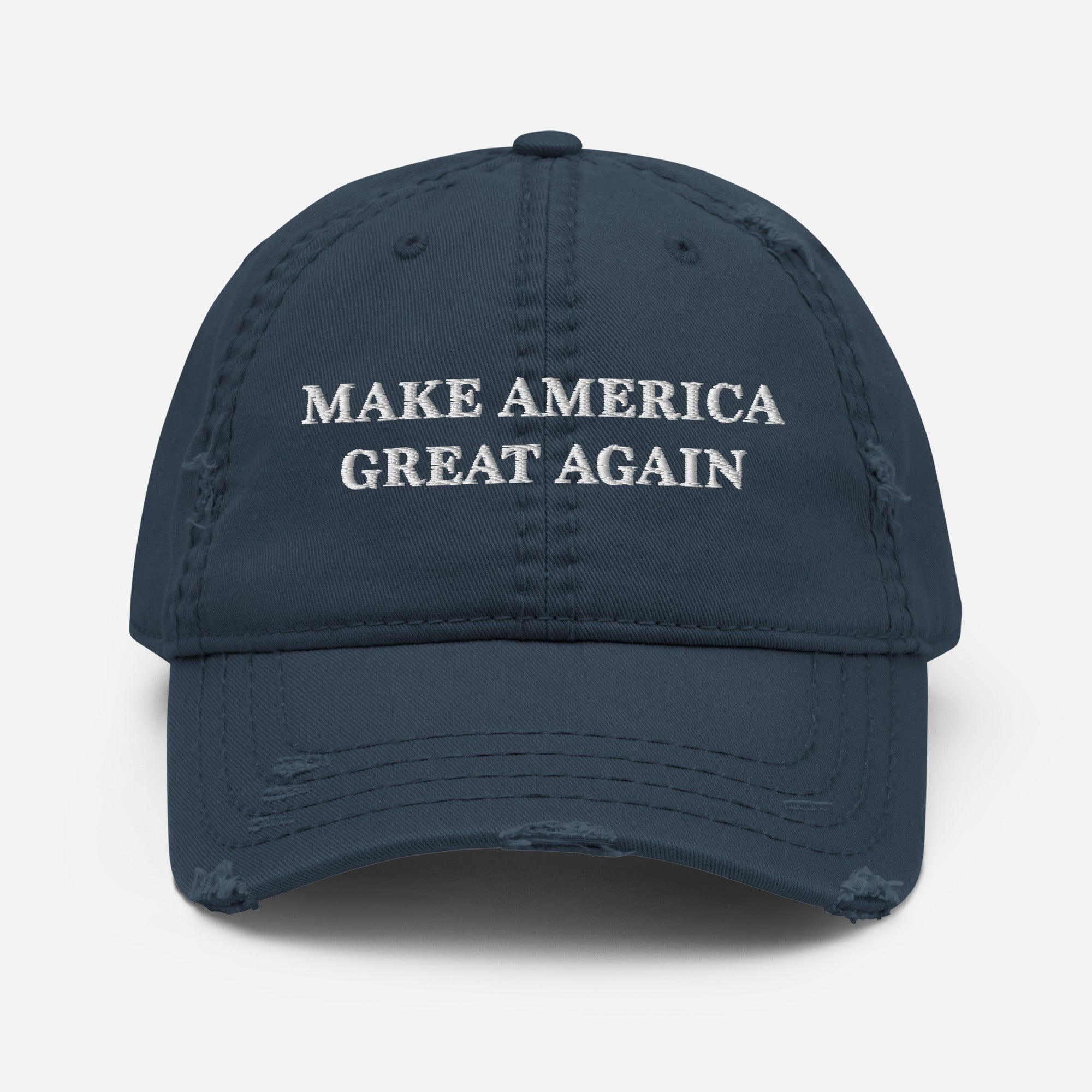 MAKE AMERICA GREAT AGAIN Distressed Dad Hat