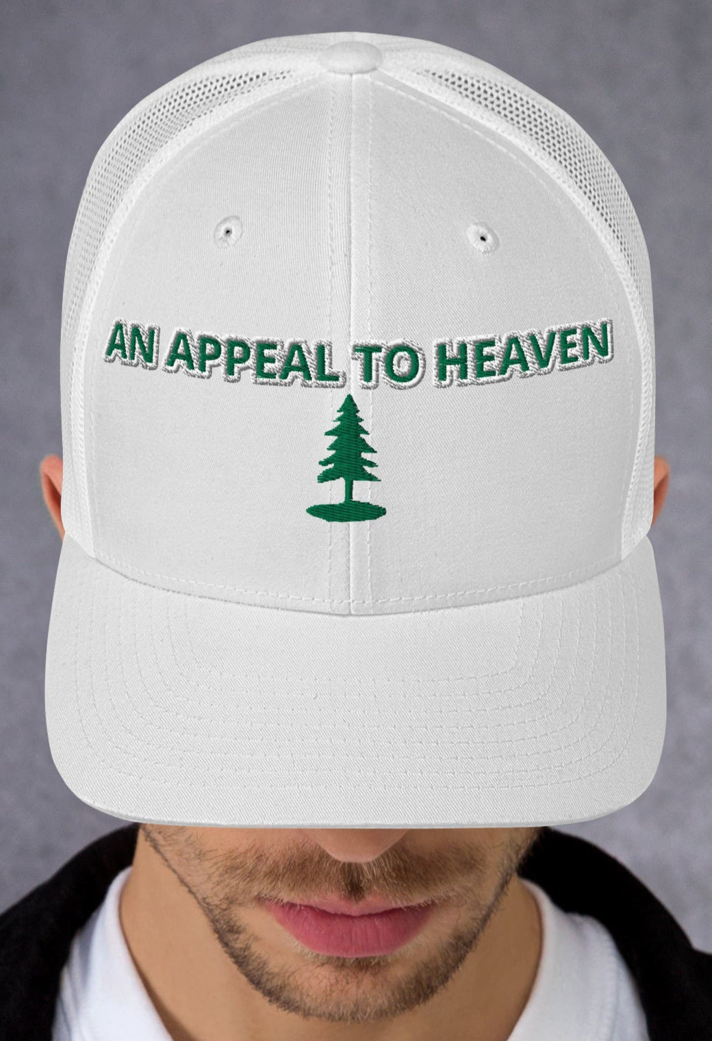 An Appeal To Heaven Organic Embroidered Trucker Cap